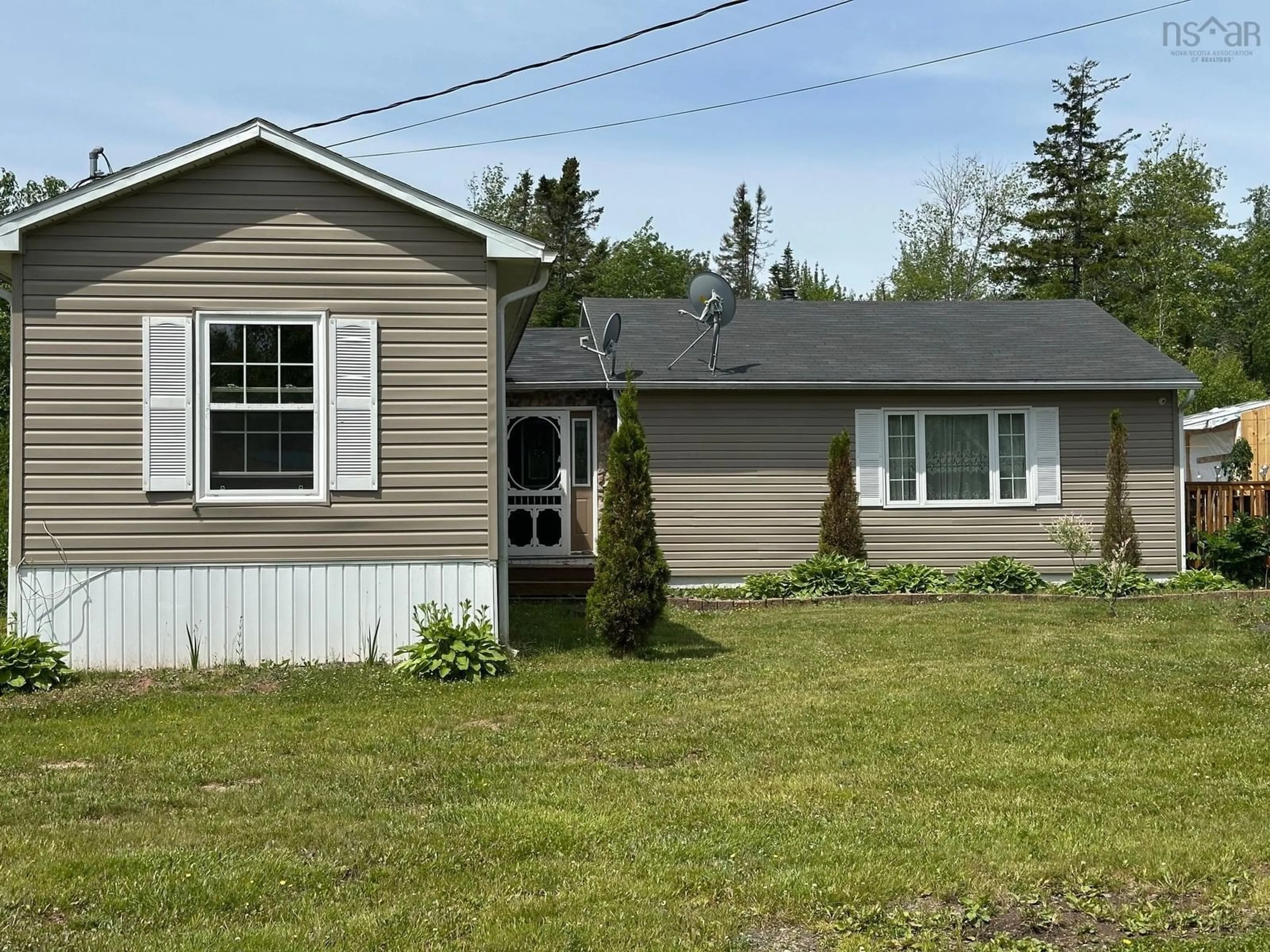 Home with vinyl exterior material, street for 15 Milford White Rd, Noel Road Nova Scotia B0N 1T0