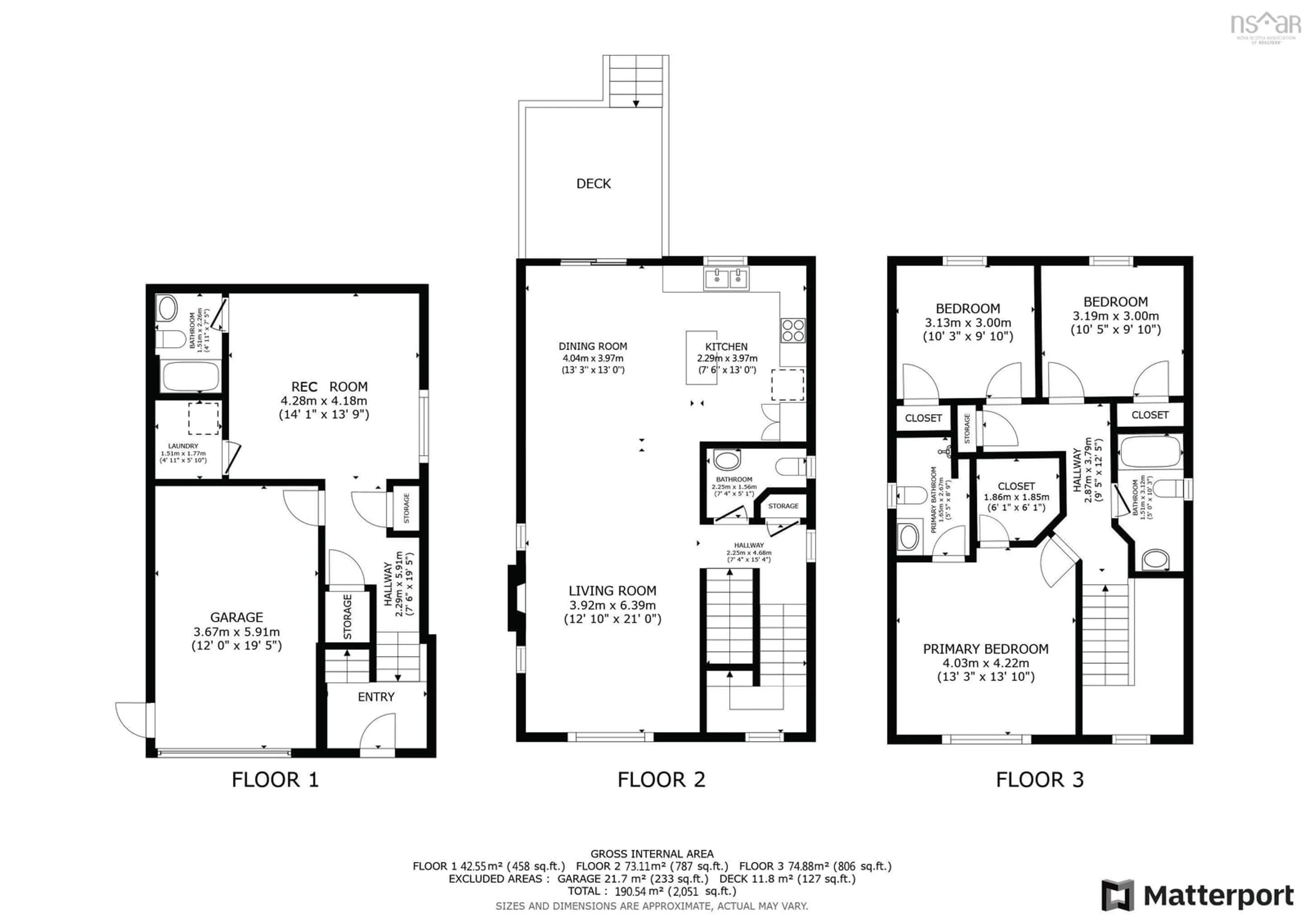 Floor plan for 46 Titanium Cres, Halifax Nova Scotia B3P 0J3