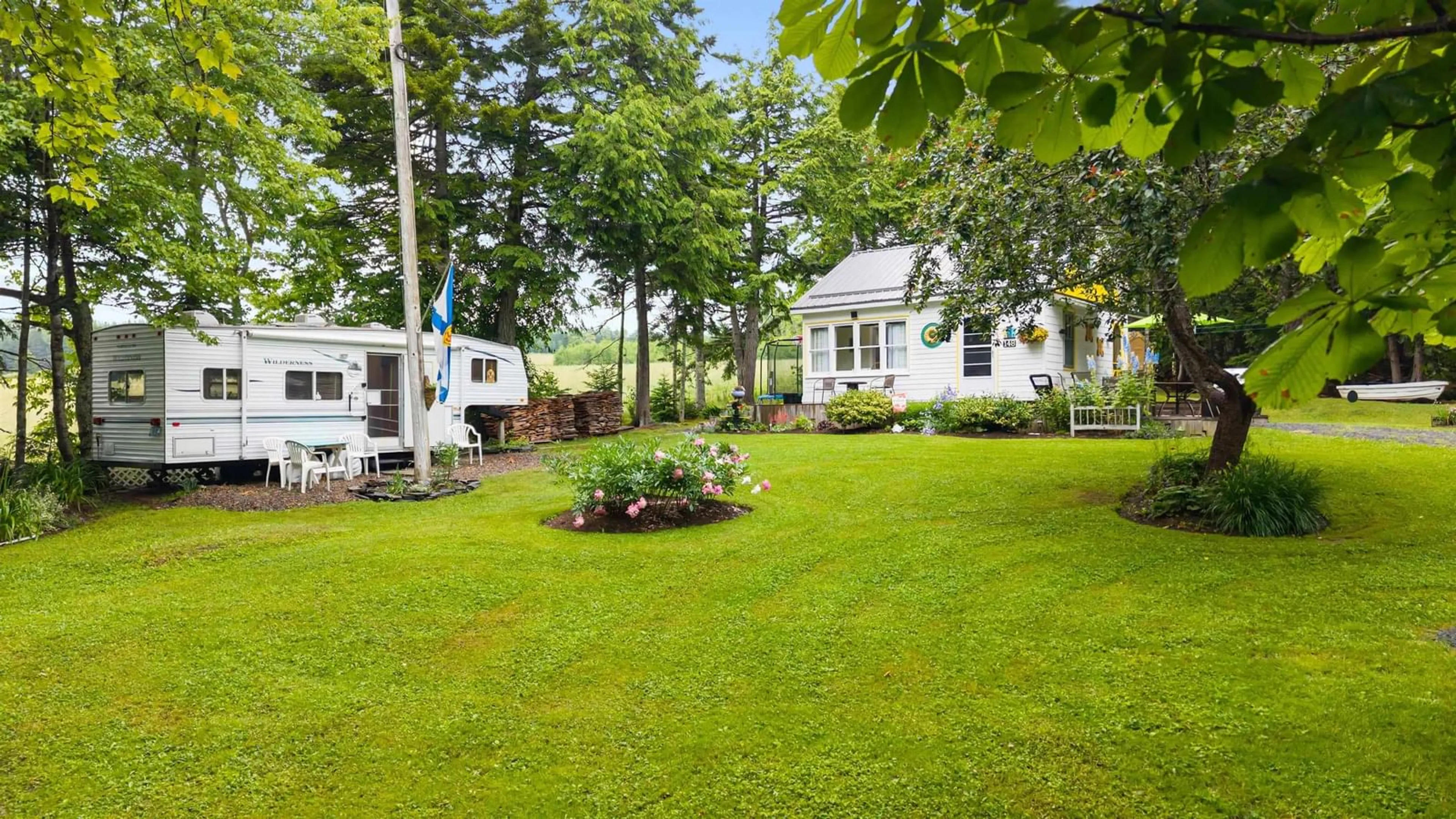 Patio, street for 148 Warren Macphee Rd, Upper Nine Mile River Nova Scotia B2S 3E8