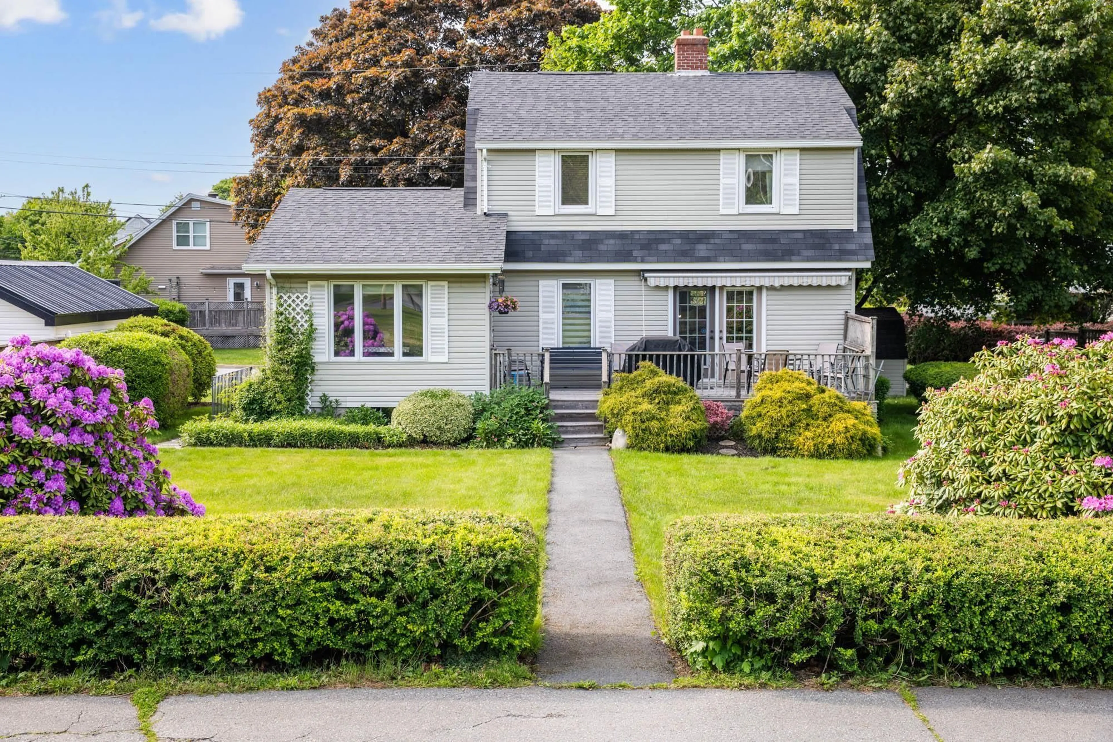 Home with vinyl exterior material, street for 2750 Doug Smith Dr, Halifax Nova Scotia B3L 3T5