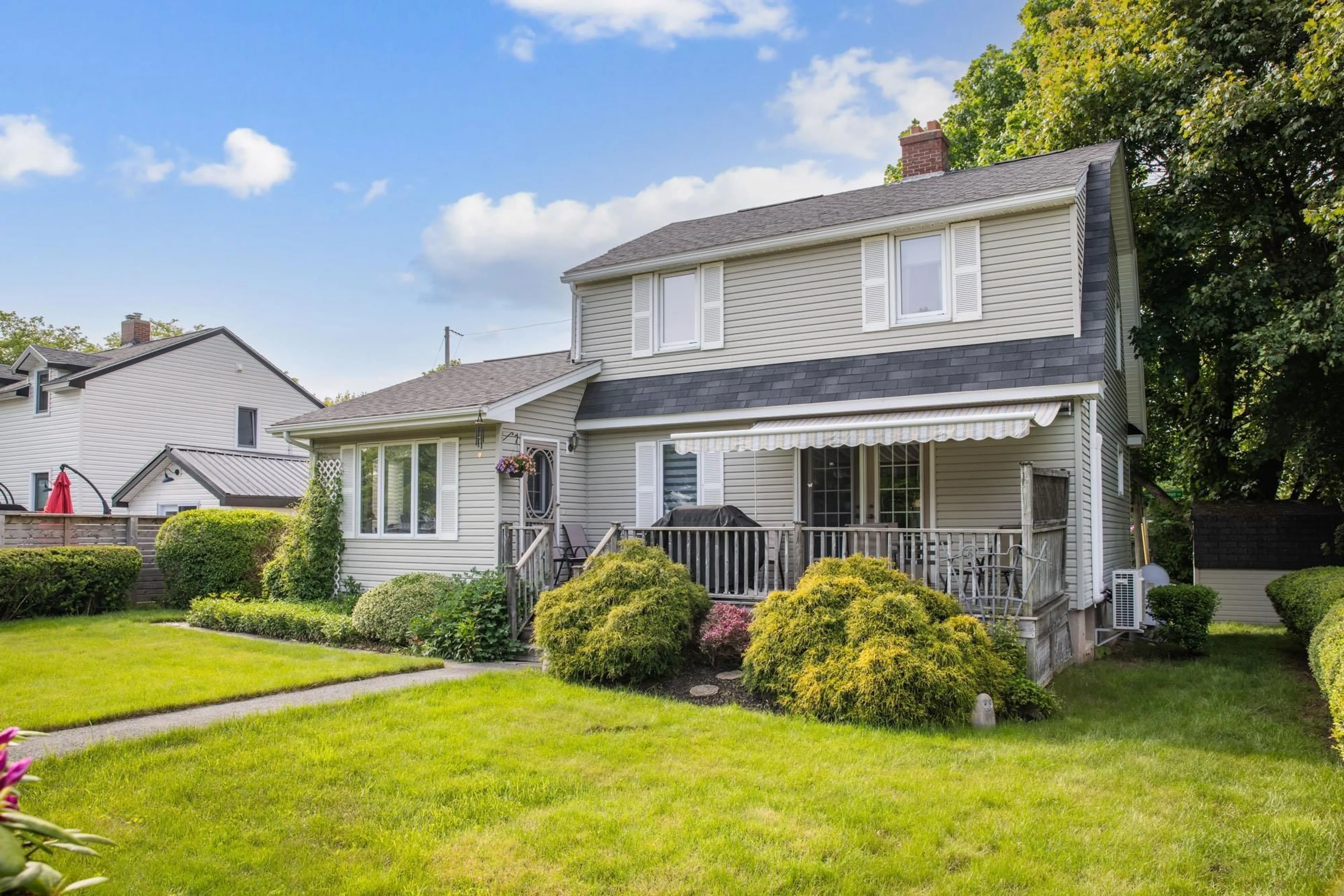 Home with vinyl exterior material, street for 2750 Doug Smith Dr, Halifax Nova Scotia B3L 3T5