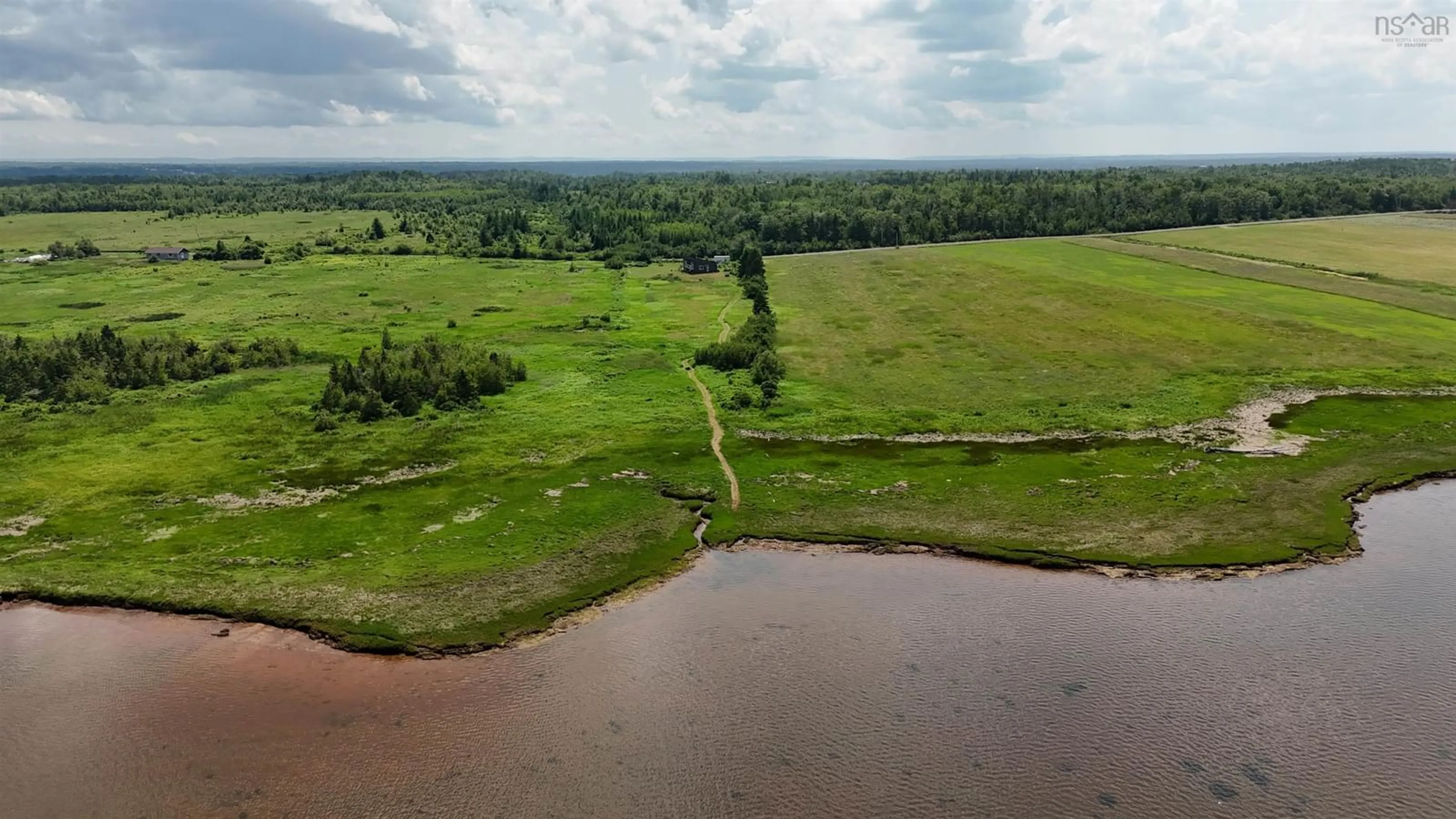 A pic from outside/outdoor area/front of a property/back of a property/a pic from drone, water/lake/river/ocean view for 93 Fox Harbour South Rd, North Wallace Nova Scotia B0K 1Y0