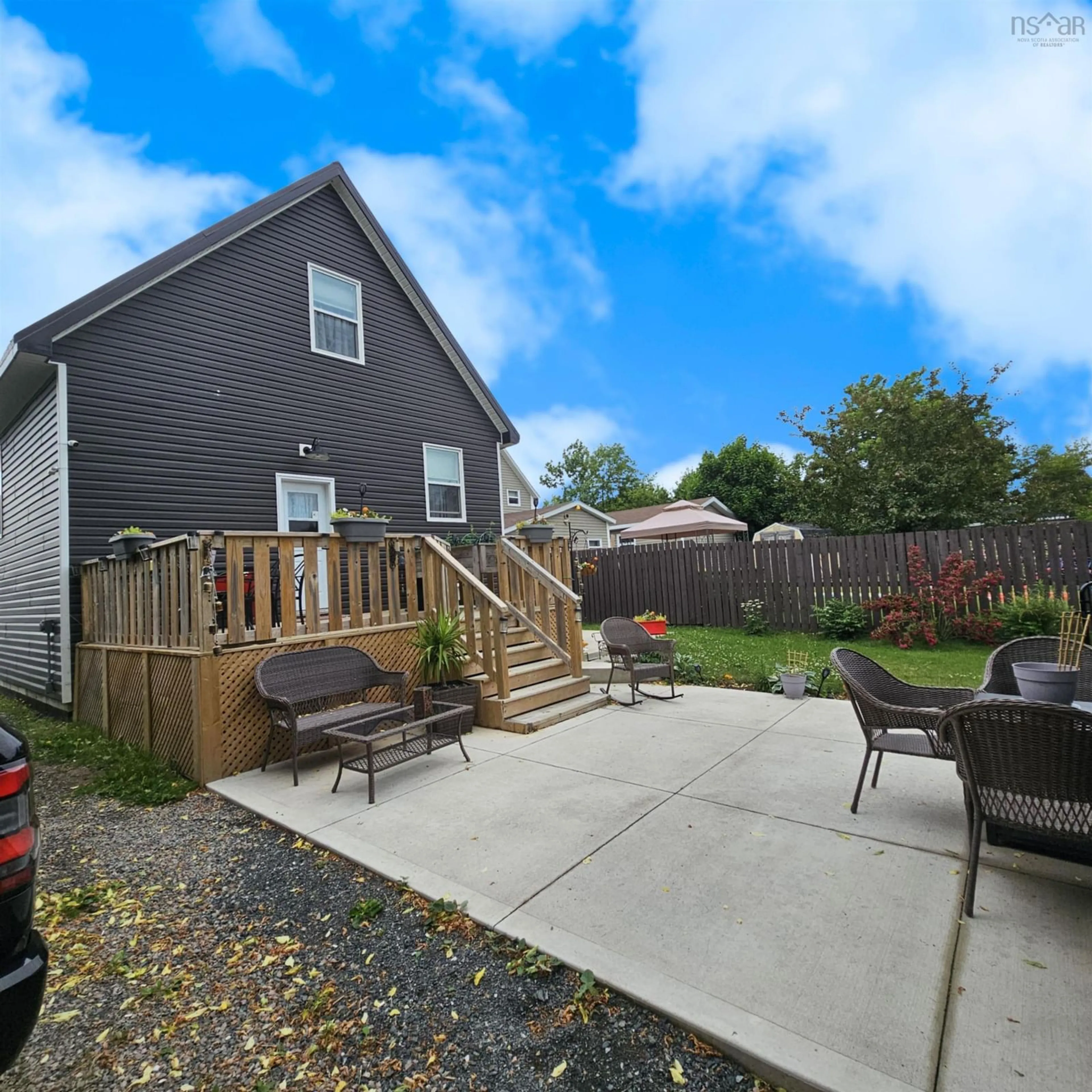 Patio, street for 50 School St, Florence Nova Scotia B1Y 1P5