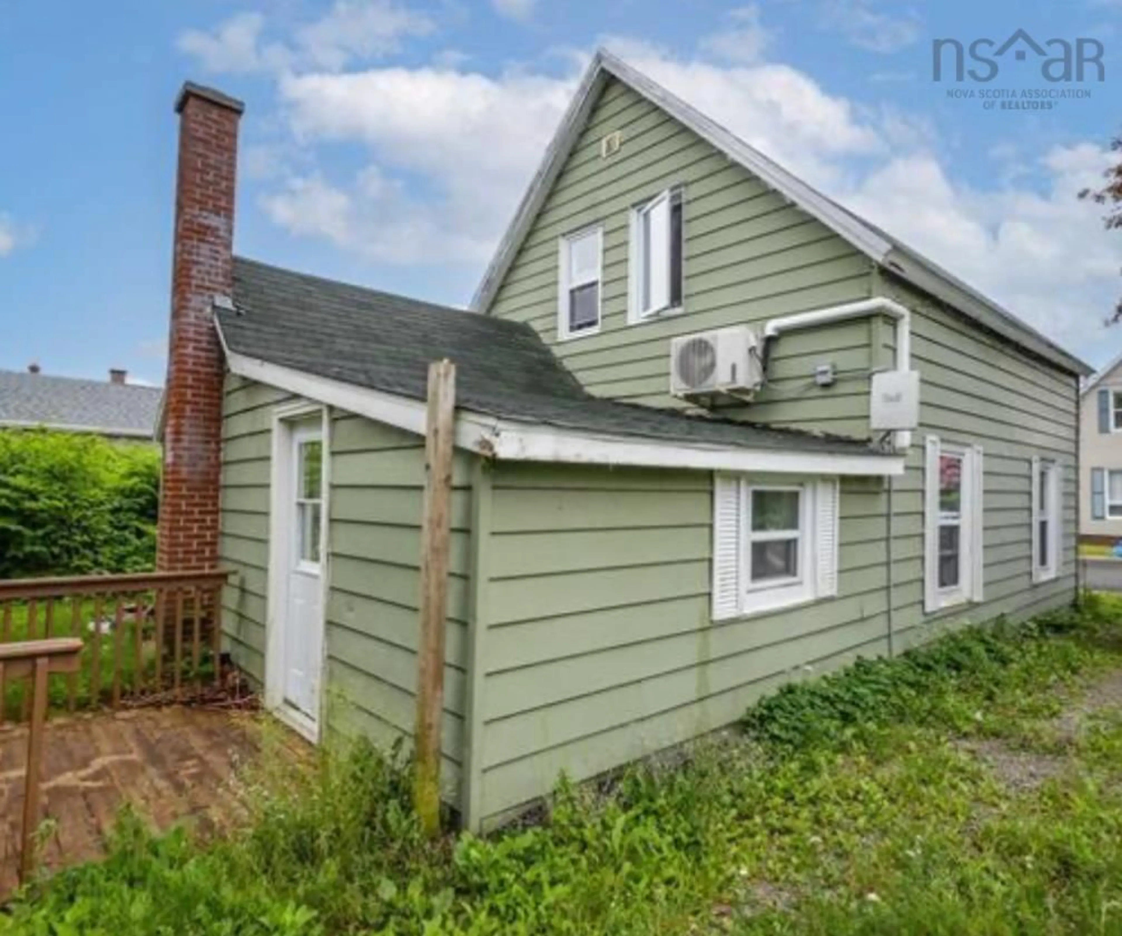 Home with vinyl exterior material, street for 14 Mcdougall St, Glace Bay Nova Scotia B1A 3E7