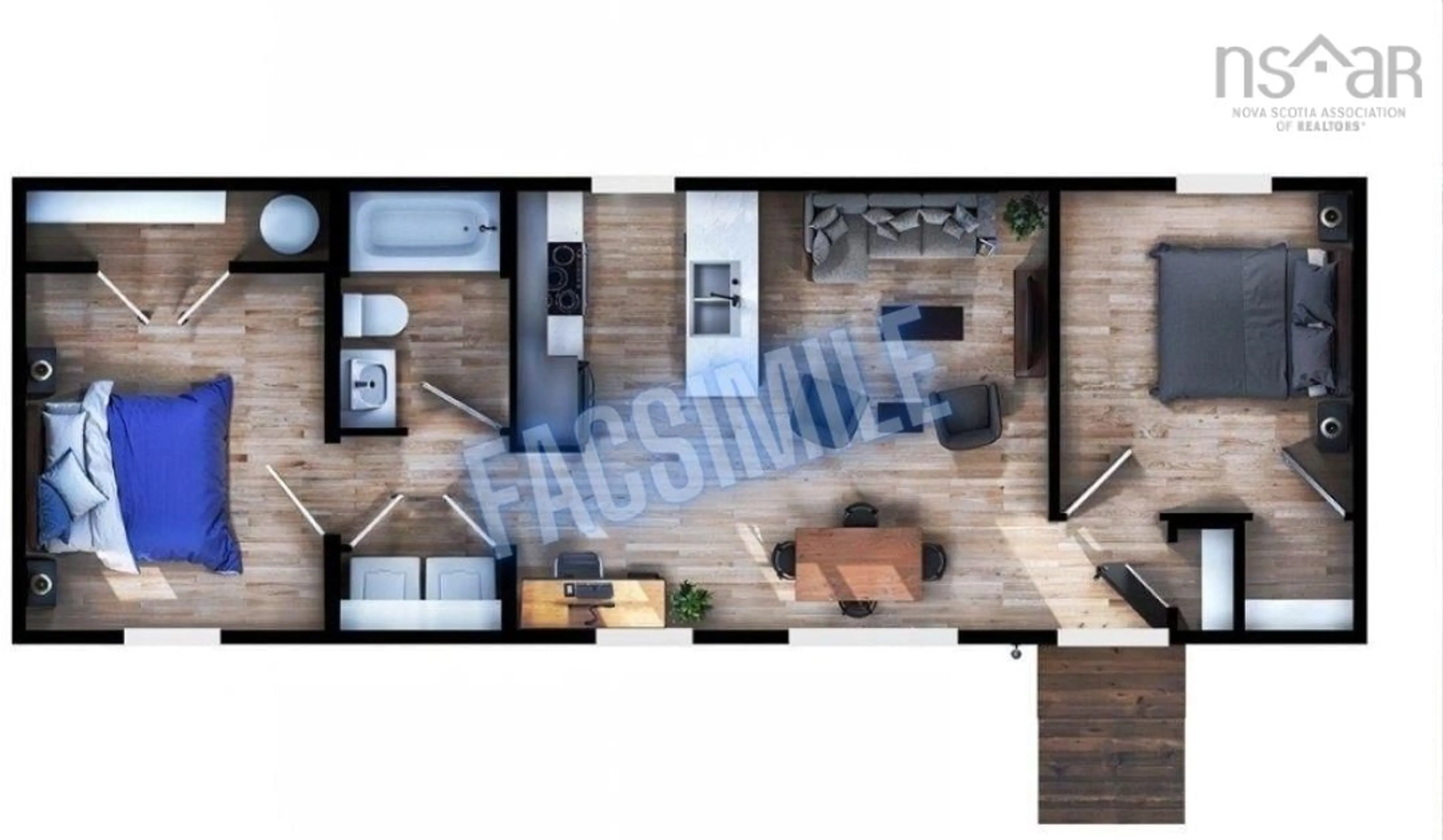 Floor plan for Lot 6 41 Brule Shore Rd, Barrachois Nova Scotia B0K 1V0