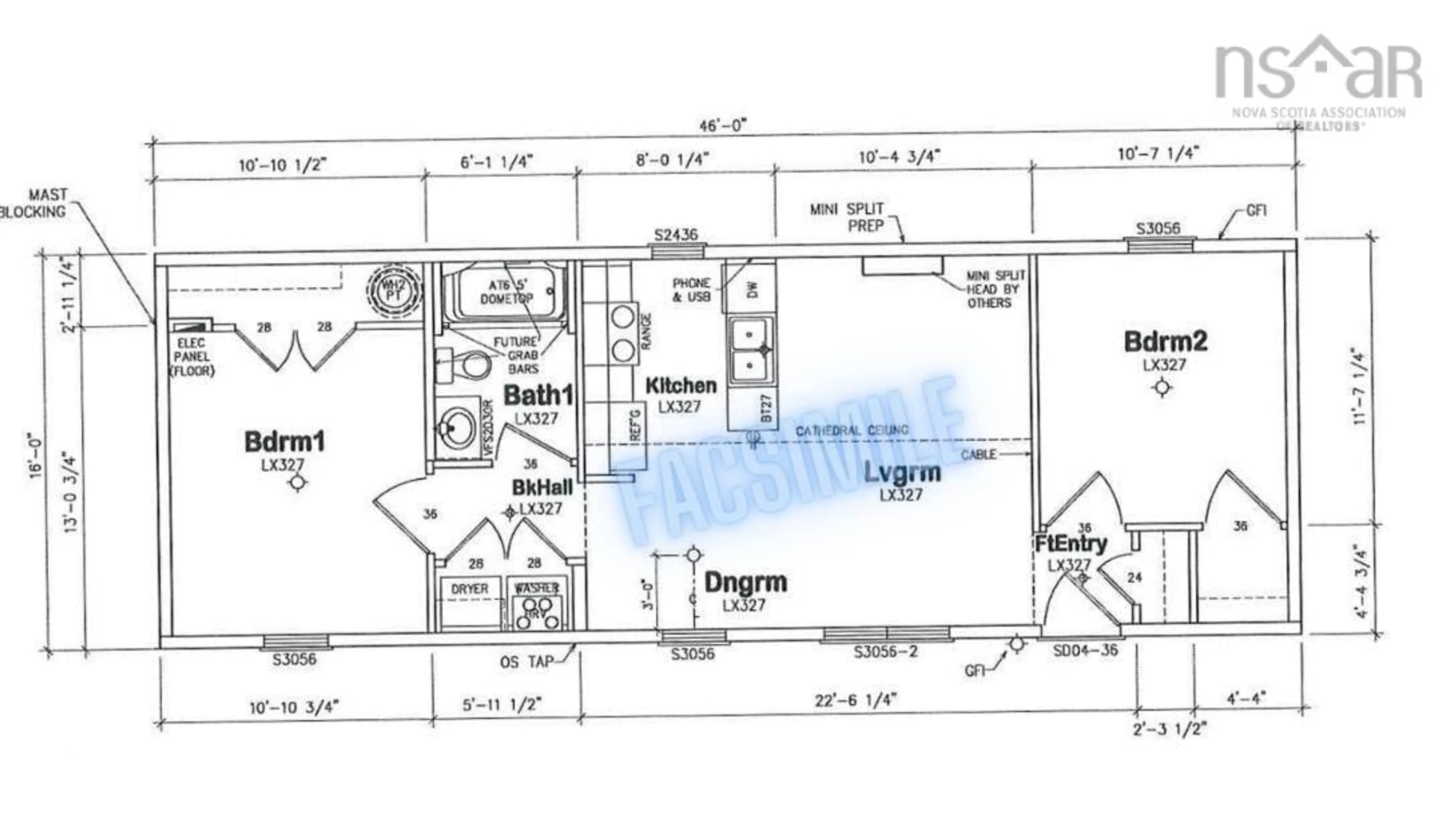 Floor plan for Lot 6 41 Brule Shore Rd, Barrachois Nova Scotia B0K 1V0