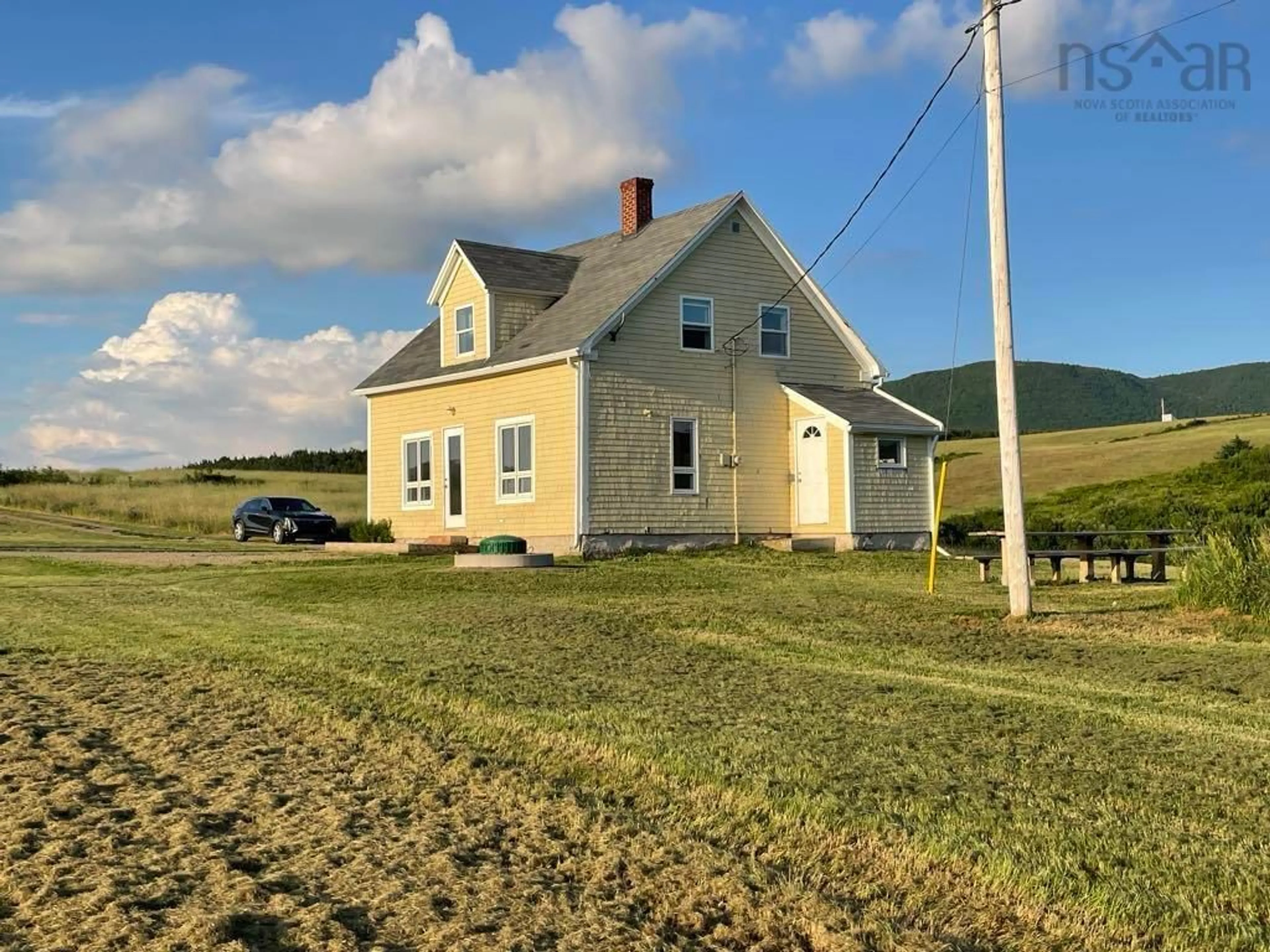 A pic from outside/outdoor area/front of a property/back of a property/a pic from drone, building for 84 5308 Rd, St. Joseph du Moine Nova Scotia B0E 3A0