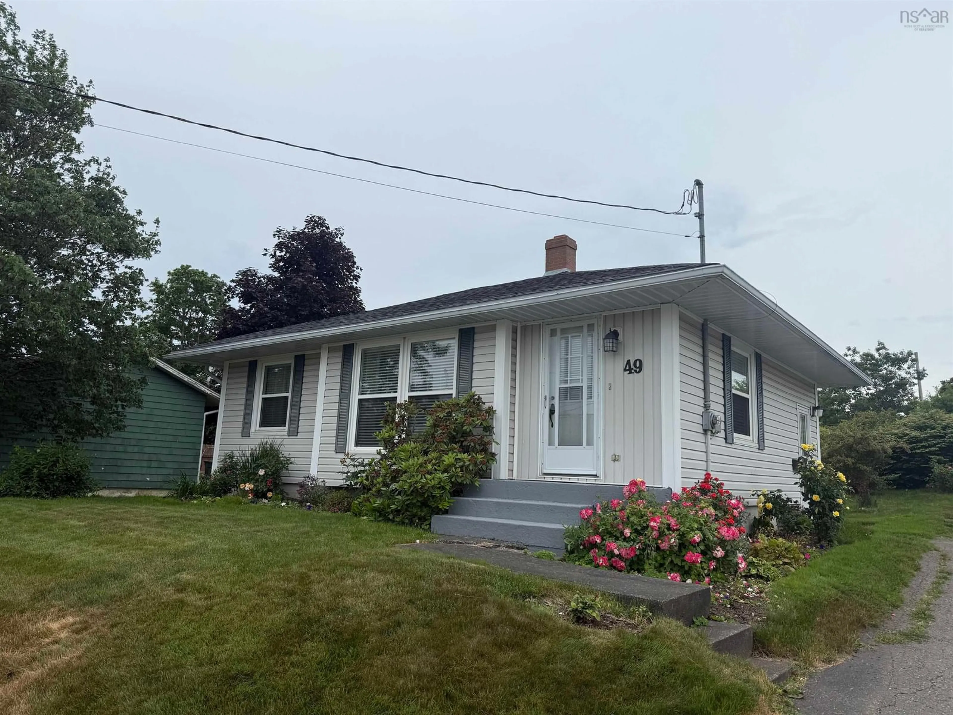 Home with vinyl exterior material, street for 49 Braemore Ave, Antigonish Nova Scotia B2G 1K6