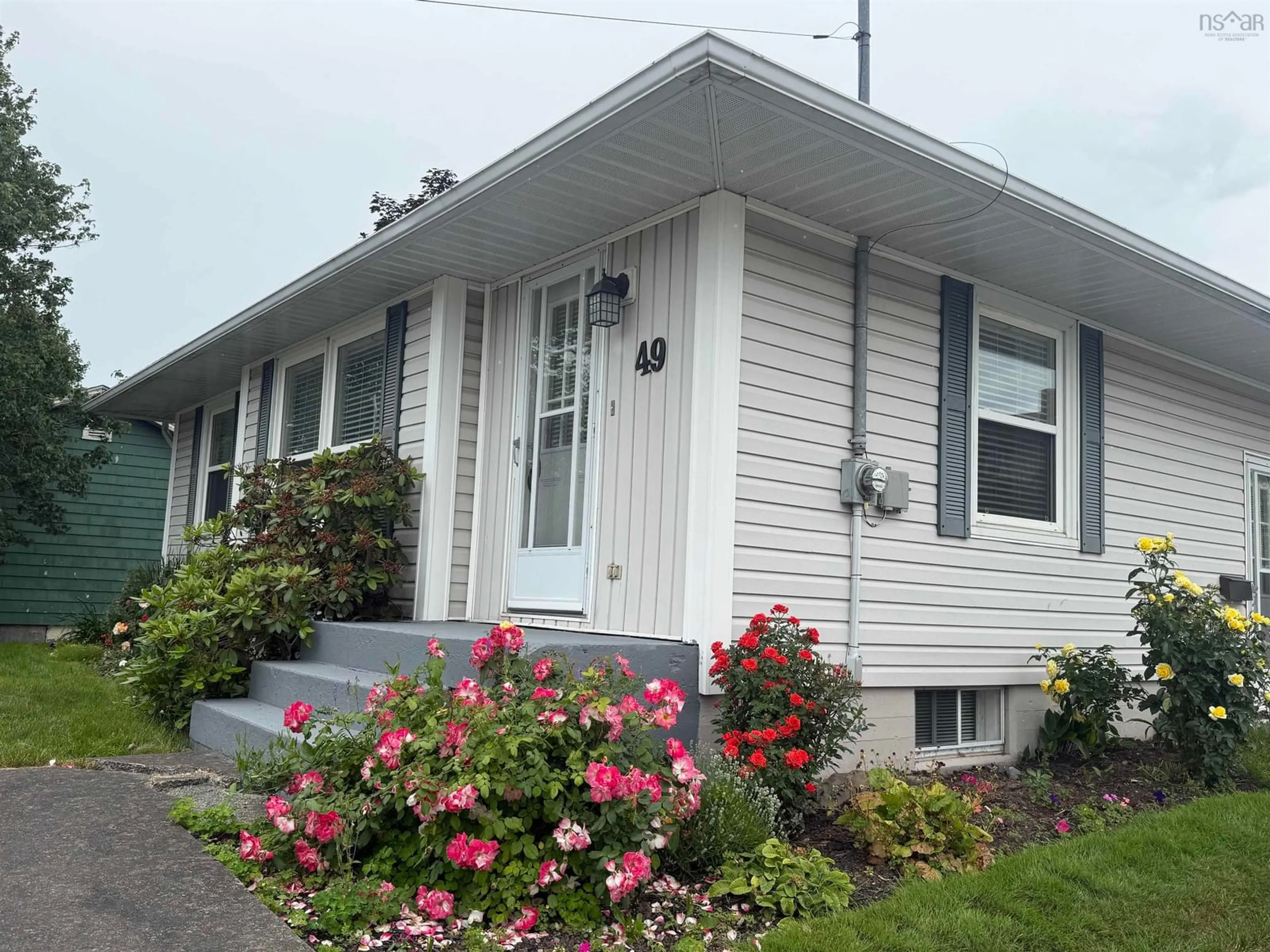 Home with vinyl exterior material, street for 49 Braemore Ave, Antigonish Nova Scotia B2G 1K6