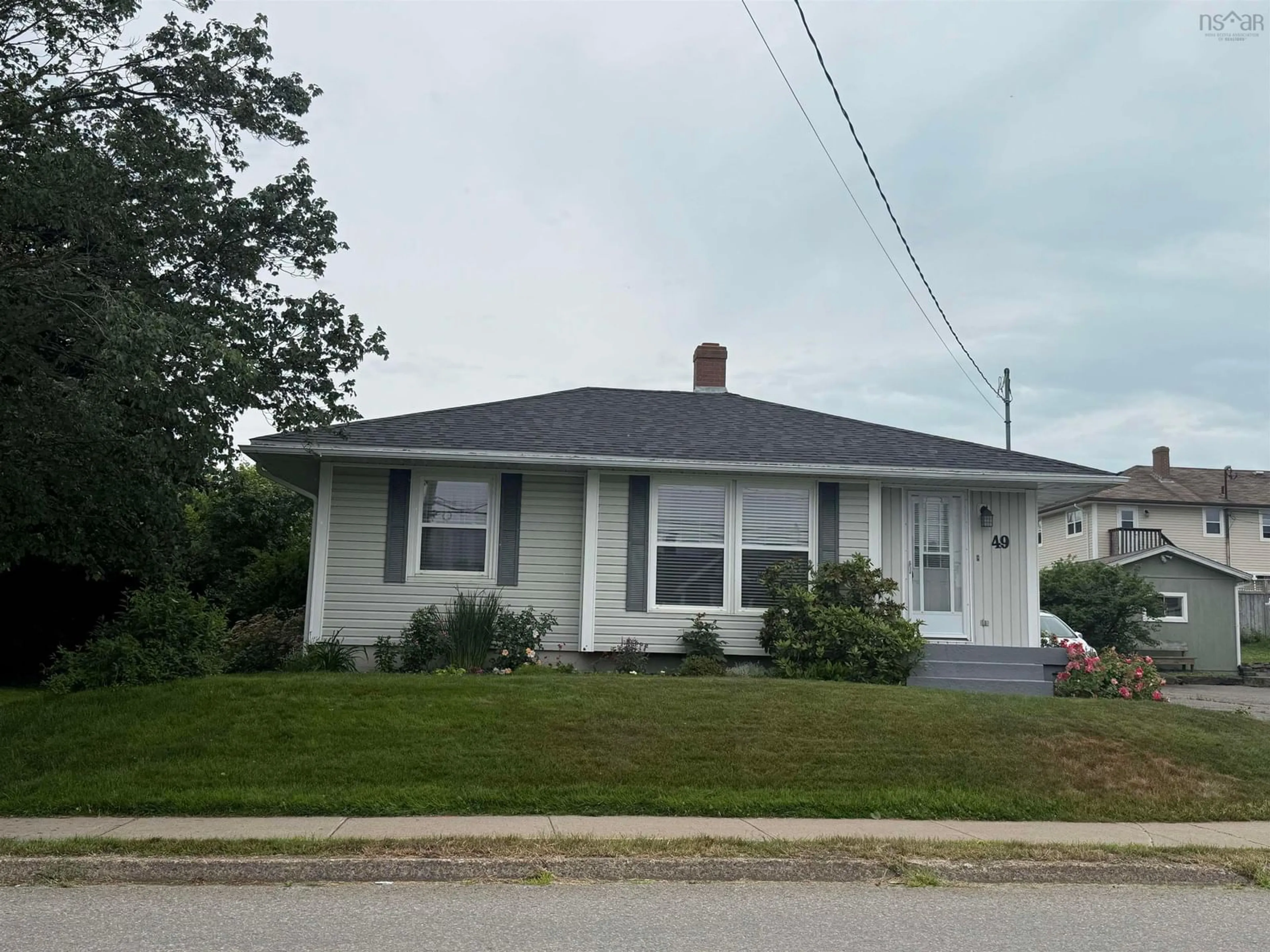 Home with vinyl exterior material, street for 49 Braemore Ave, Antigonish Nova Scotia B2G 1K6