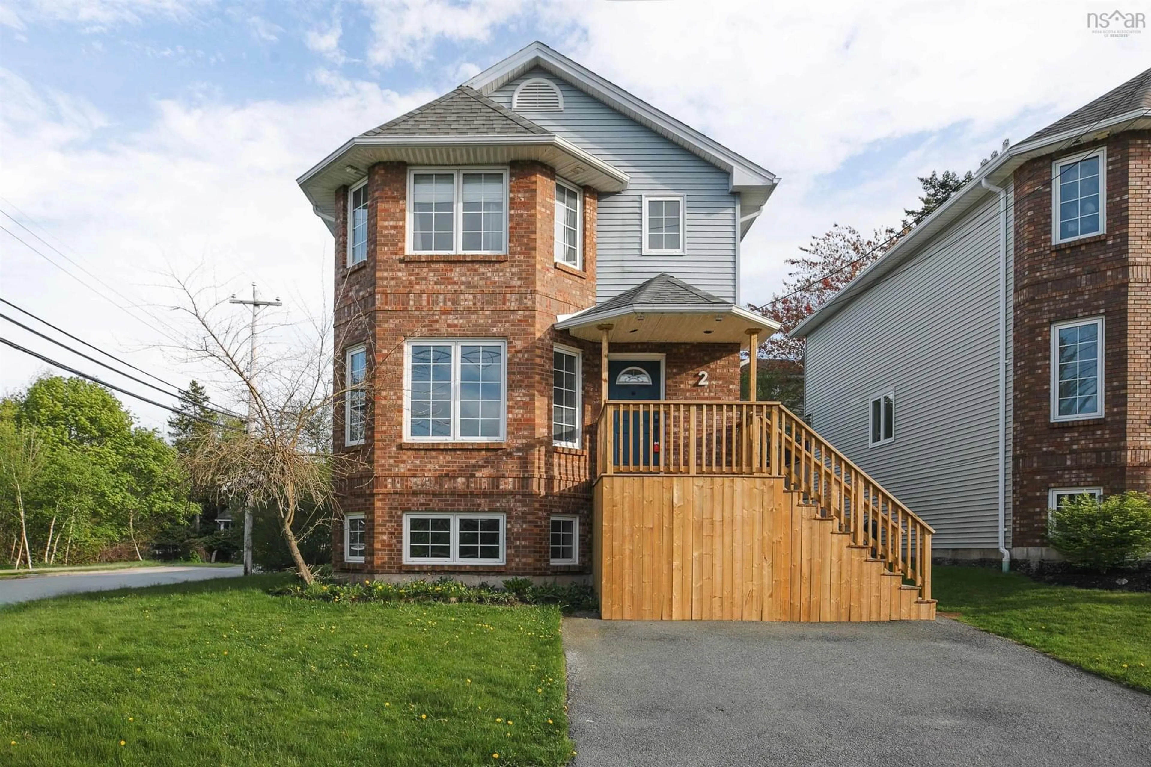Home with brick exterior material, street for 2 Christie Crt, Bedford Nova Scotia B4A 4C4