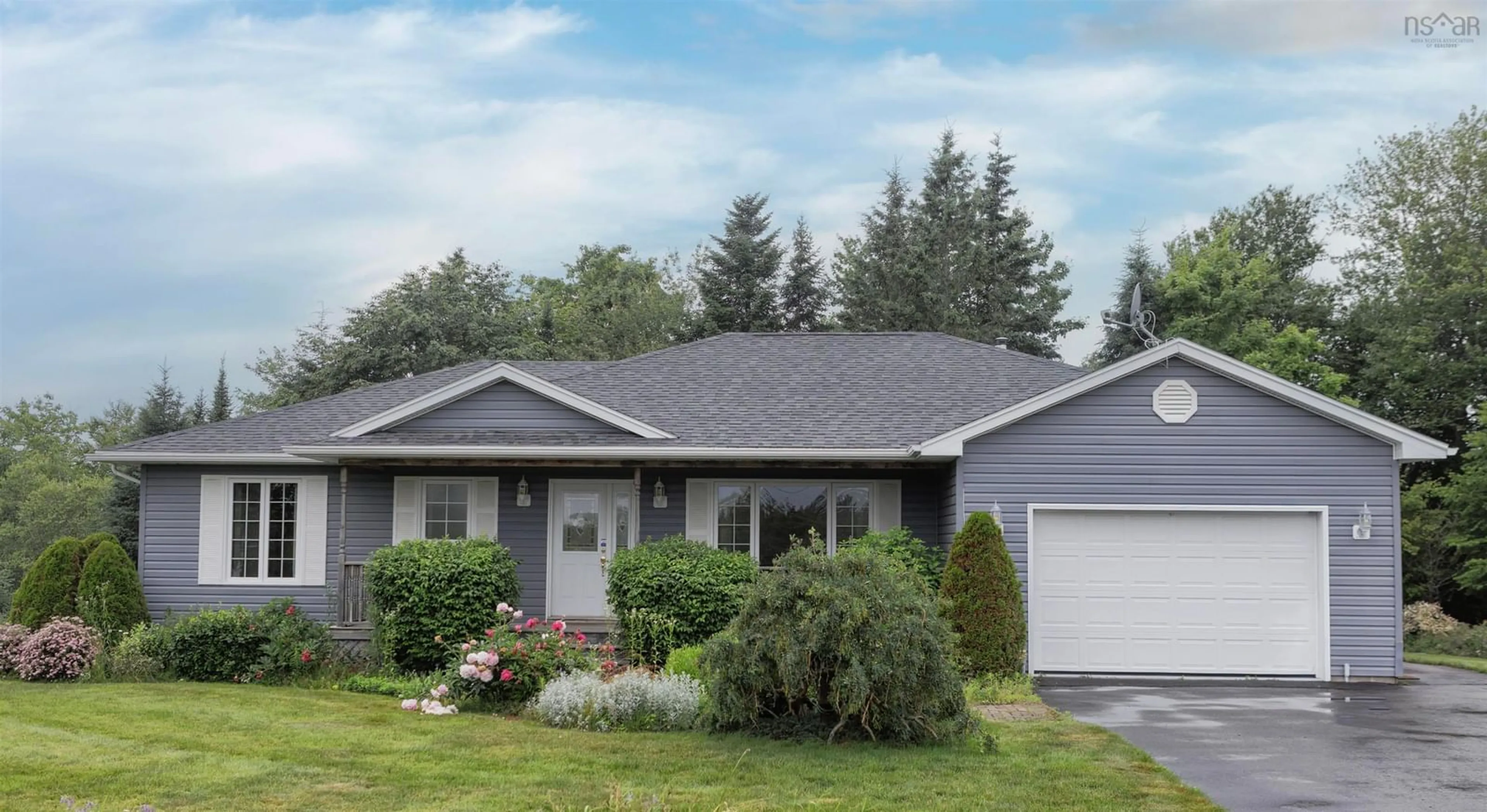 Home with vinyl exterior material, street for 647 Gray Rd, Debert Nova Scotia B0M 1G0