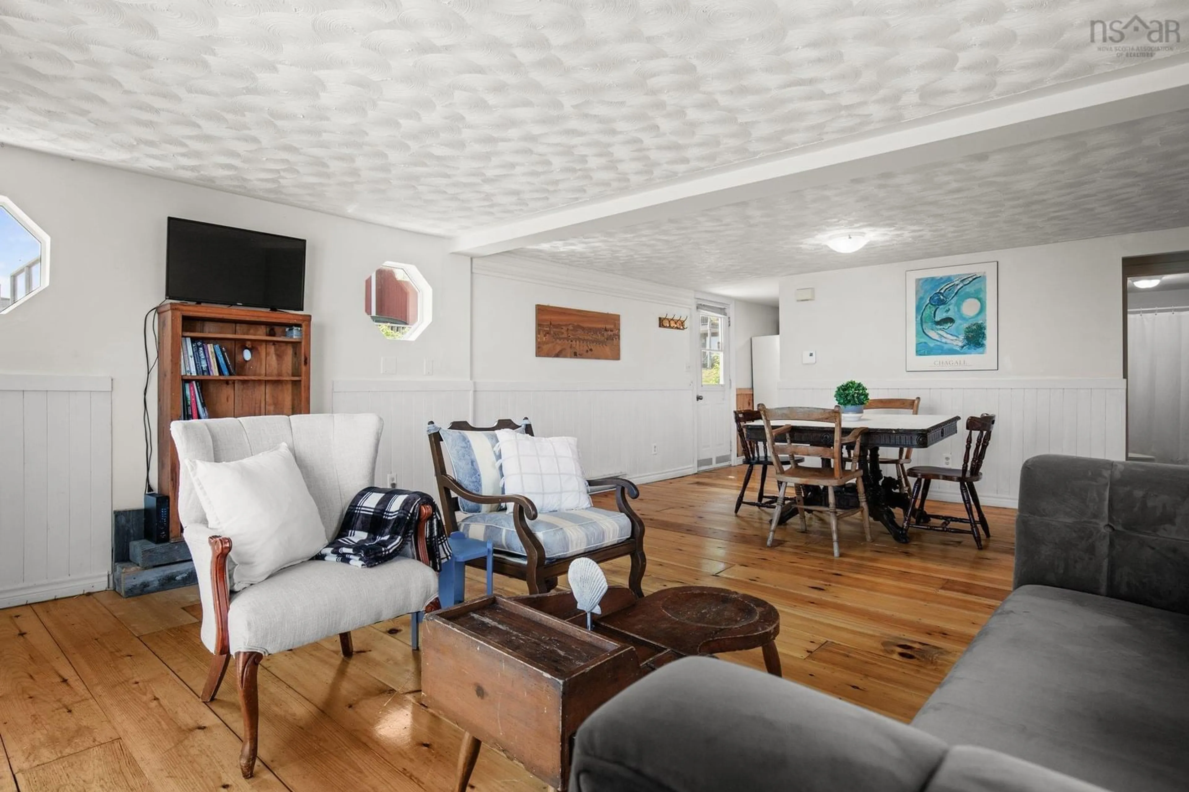 Living room with furniture, unknown for 6 Cottage Lane, Harbourville Nova Scotia B0P 1E0