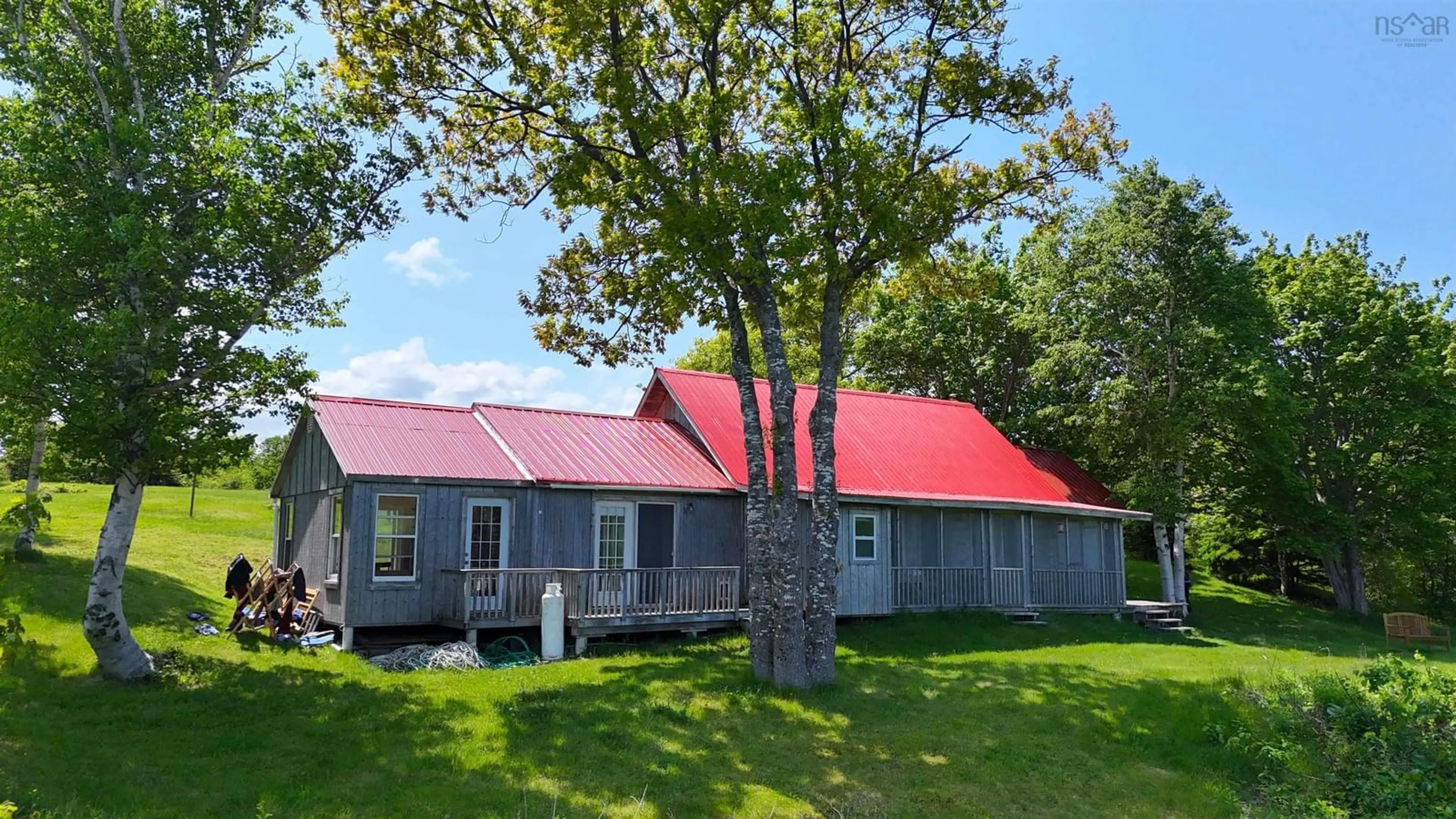 A pic from outside/outdoor area/front of a property/back of a property/a pic from drone, building for 340 Mountain View Rd, Dingwall Nova Scotia B0C 1G0
