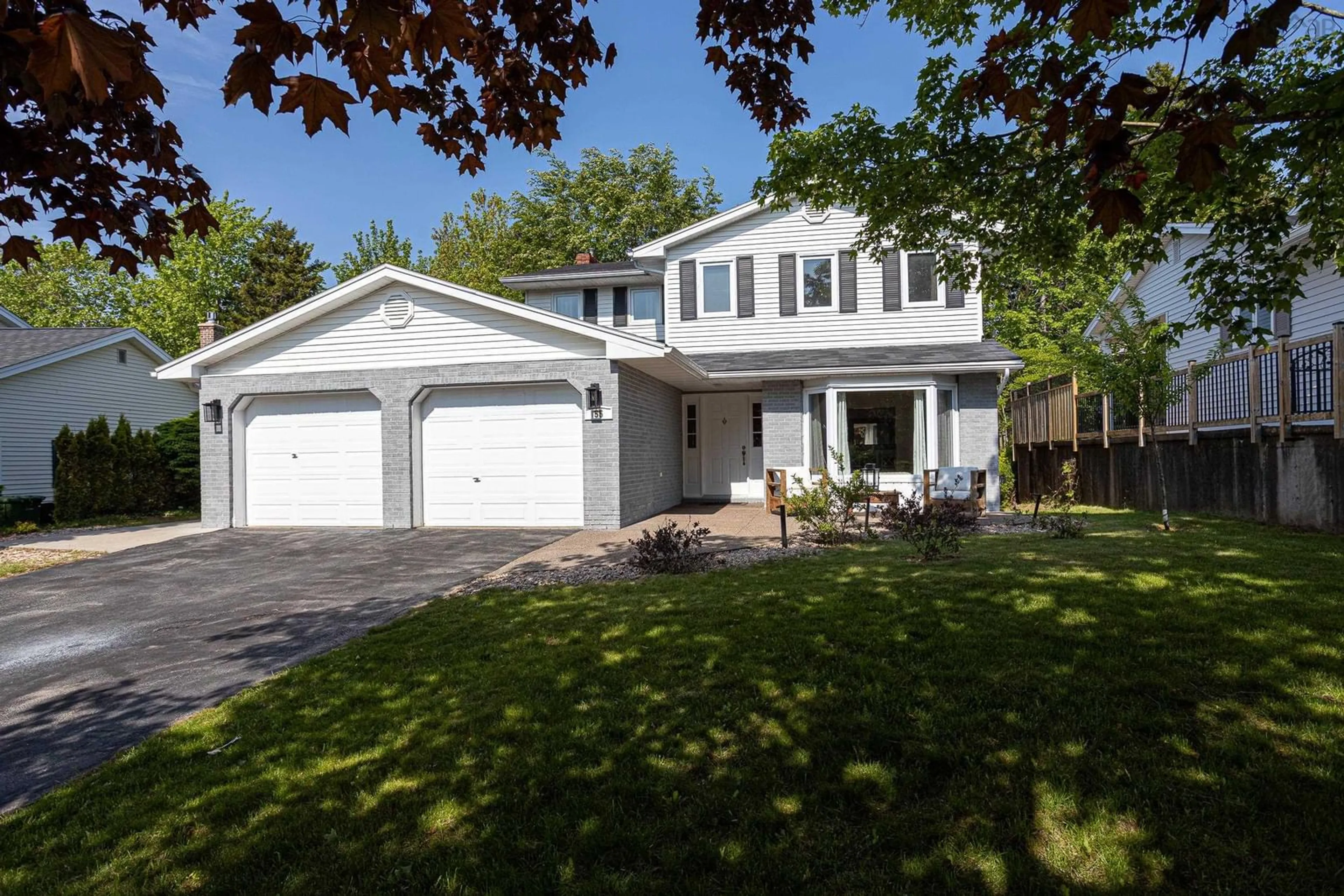 Home with vinyl exterior material, street for 55 Acadia Mill Dr, Bedford Nova Scotia B4A 3W2