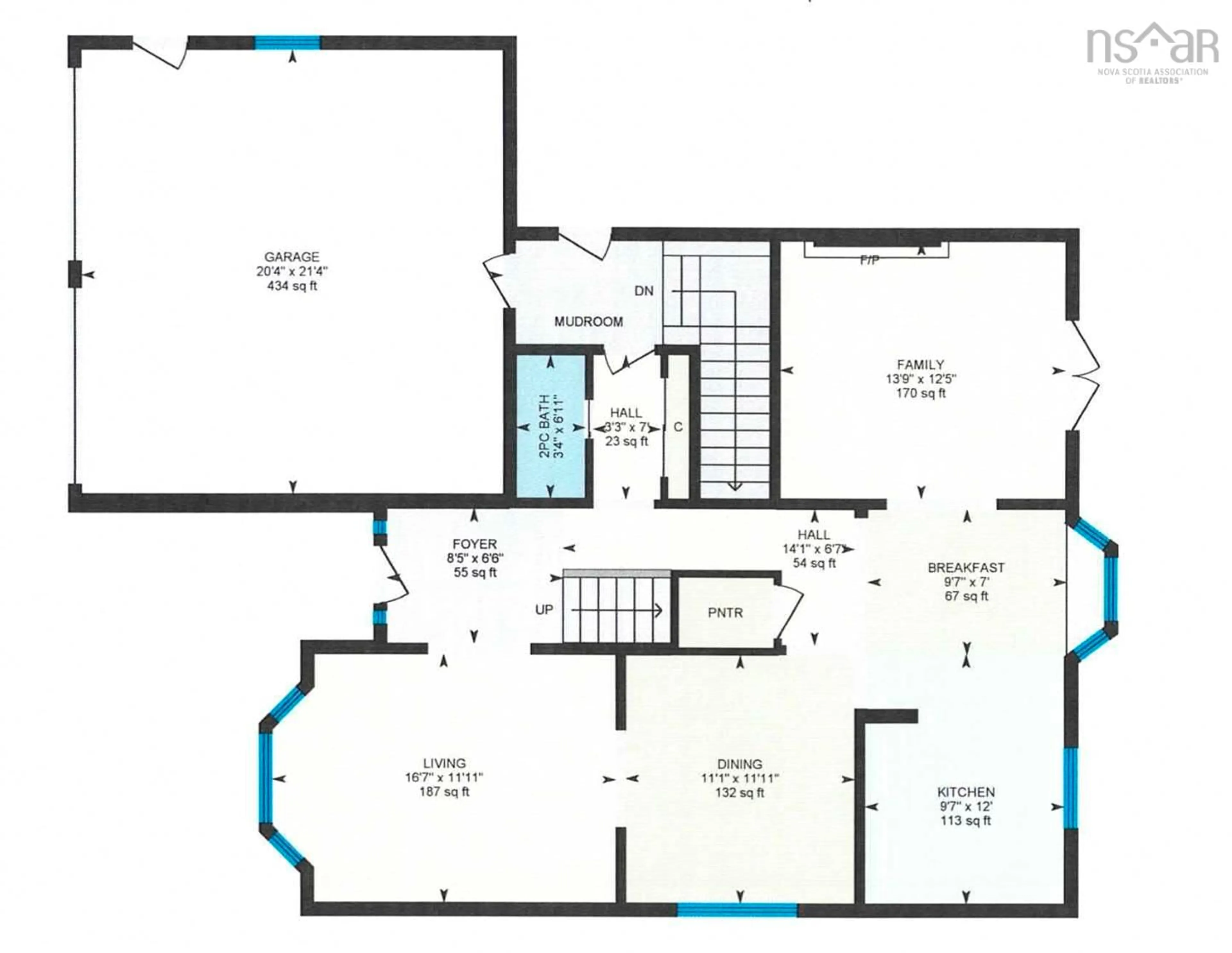 Floor plan for 55 Acadia Mill Dr, Bedford Nova Scotia B4A 3W2