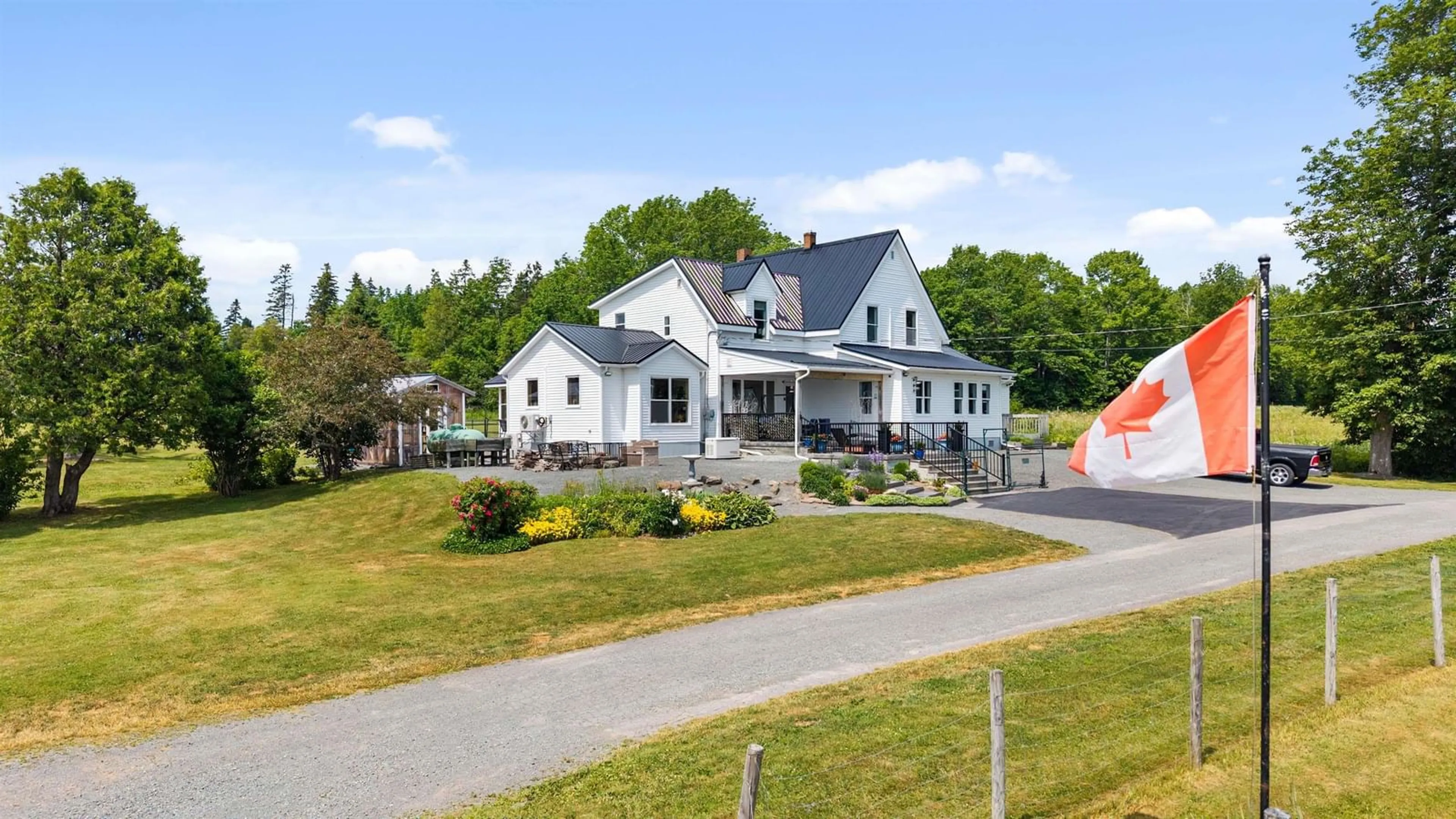 A pic from outside/outdoor area/front of a property/back of a property/a pic from drone, street for 223 Scotch Hill Rd, Scotch Hill Nova Scotia B0K 1H0