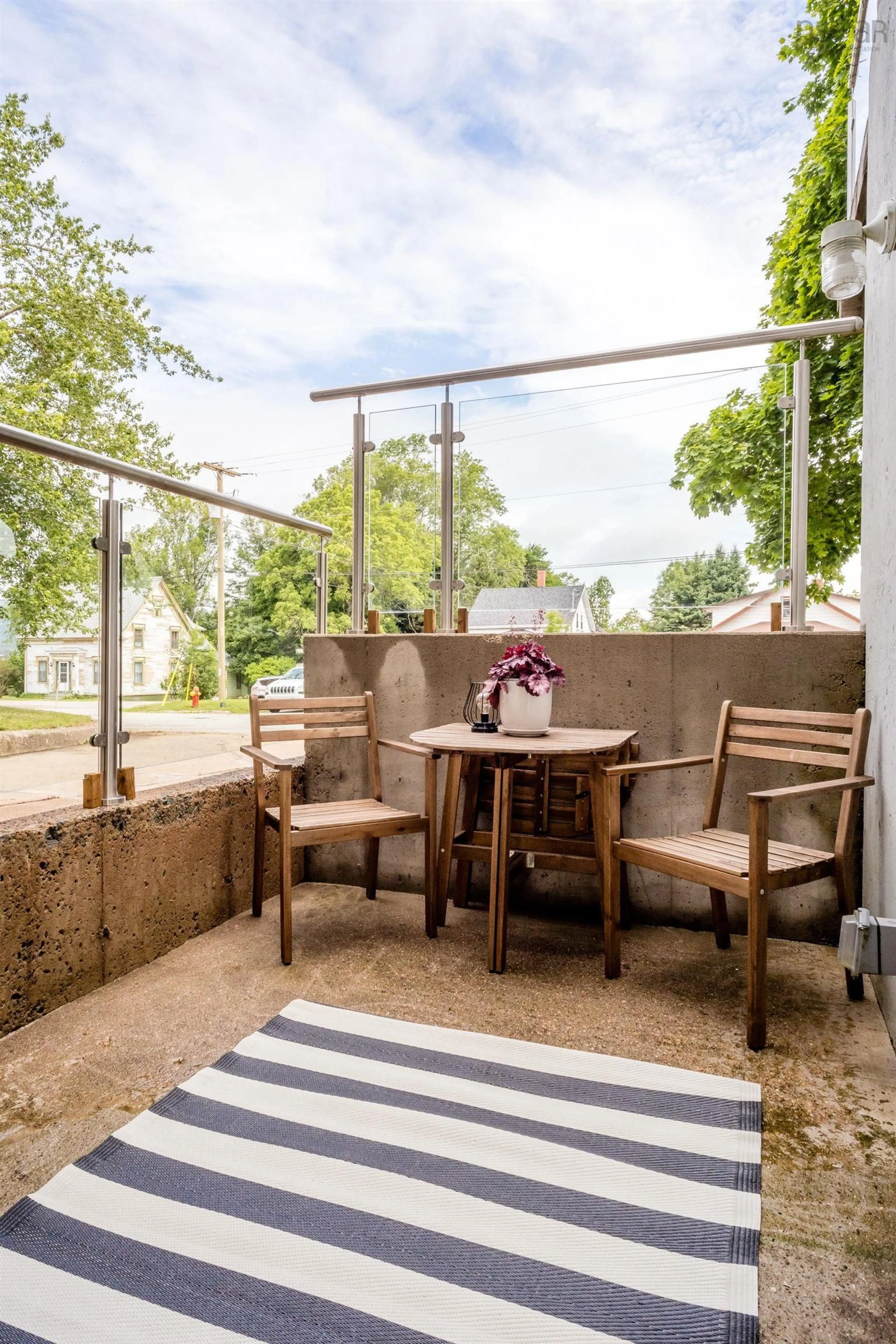 Patio, street for 151 Ritchie St #105, Annapolis Royal Nova Scotia B0S 1A0