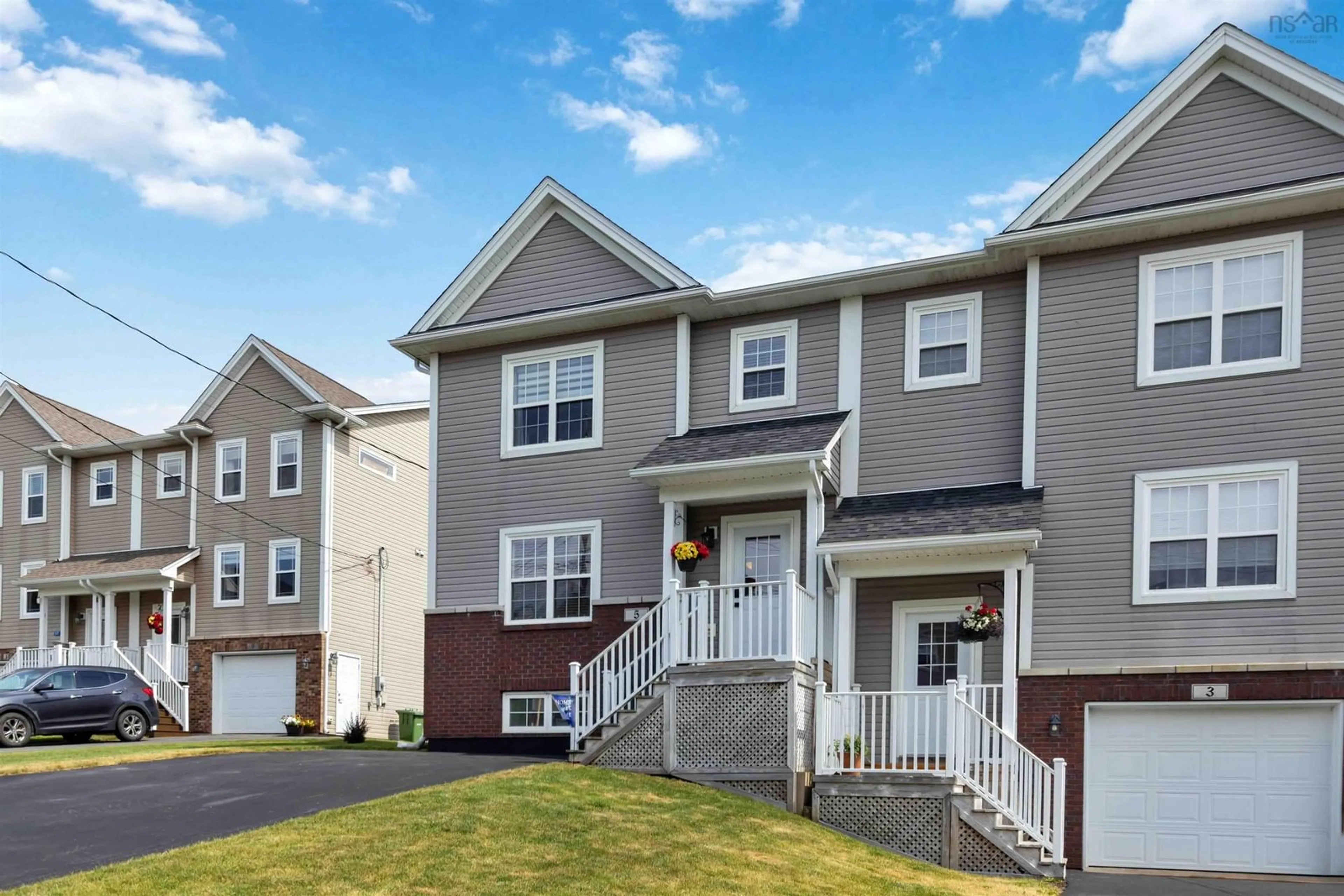 Home with vinyl exterior material, street for 5 Uprange Crt, Middle Sackville Nova Scotia B4E 0K8