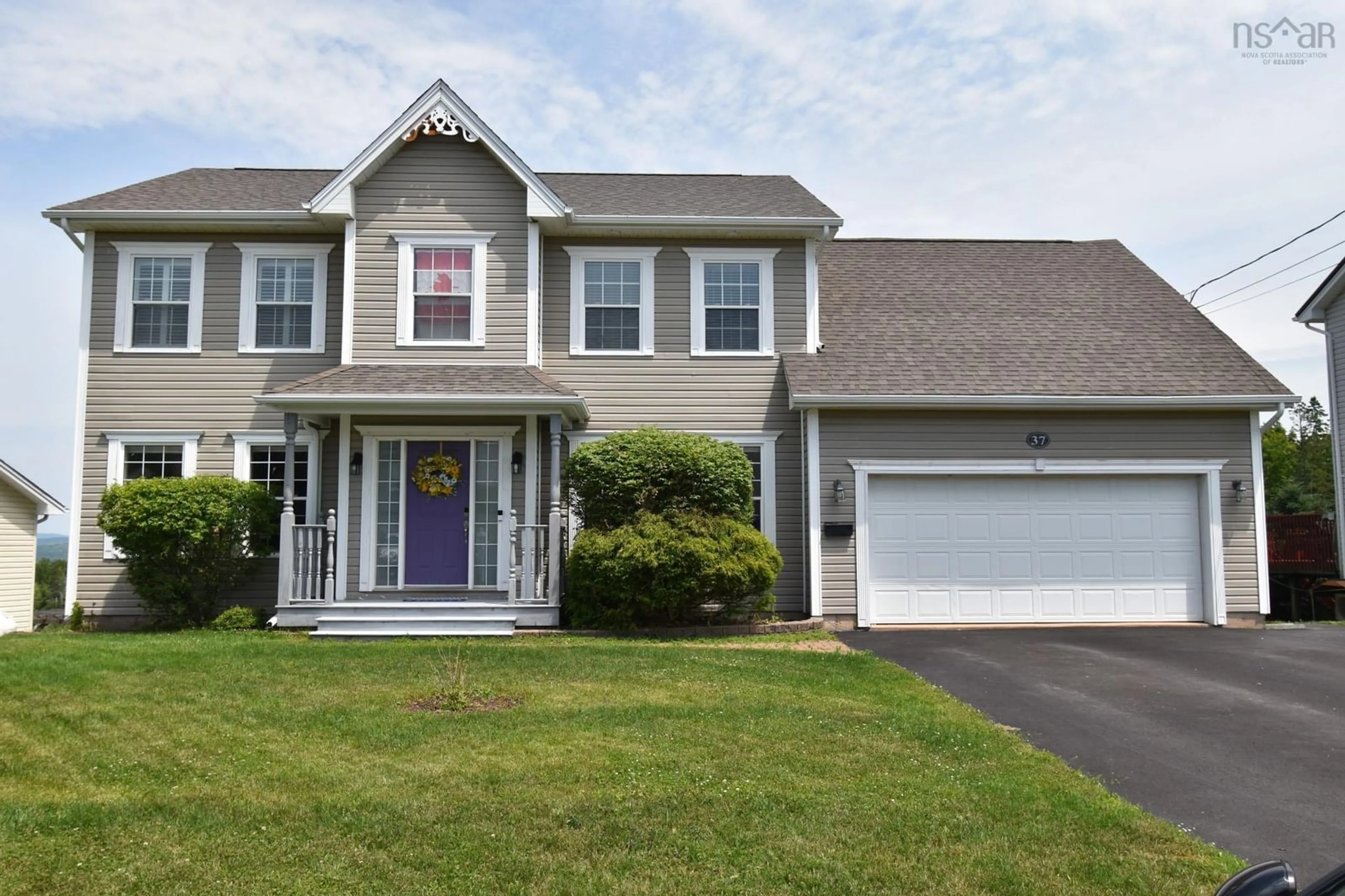 Home with vinyl exterior material, street for 37 Coburg Cres, Truro Nova Scotia B2N 7J5