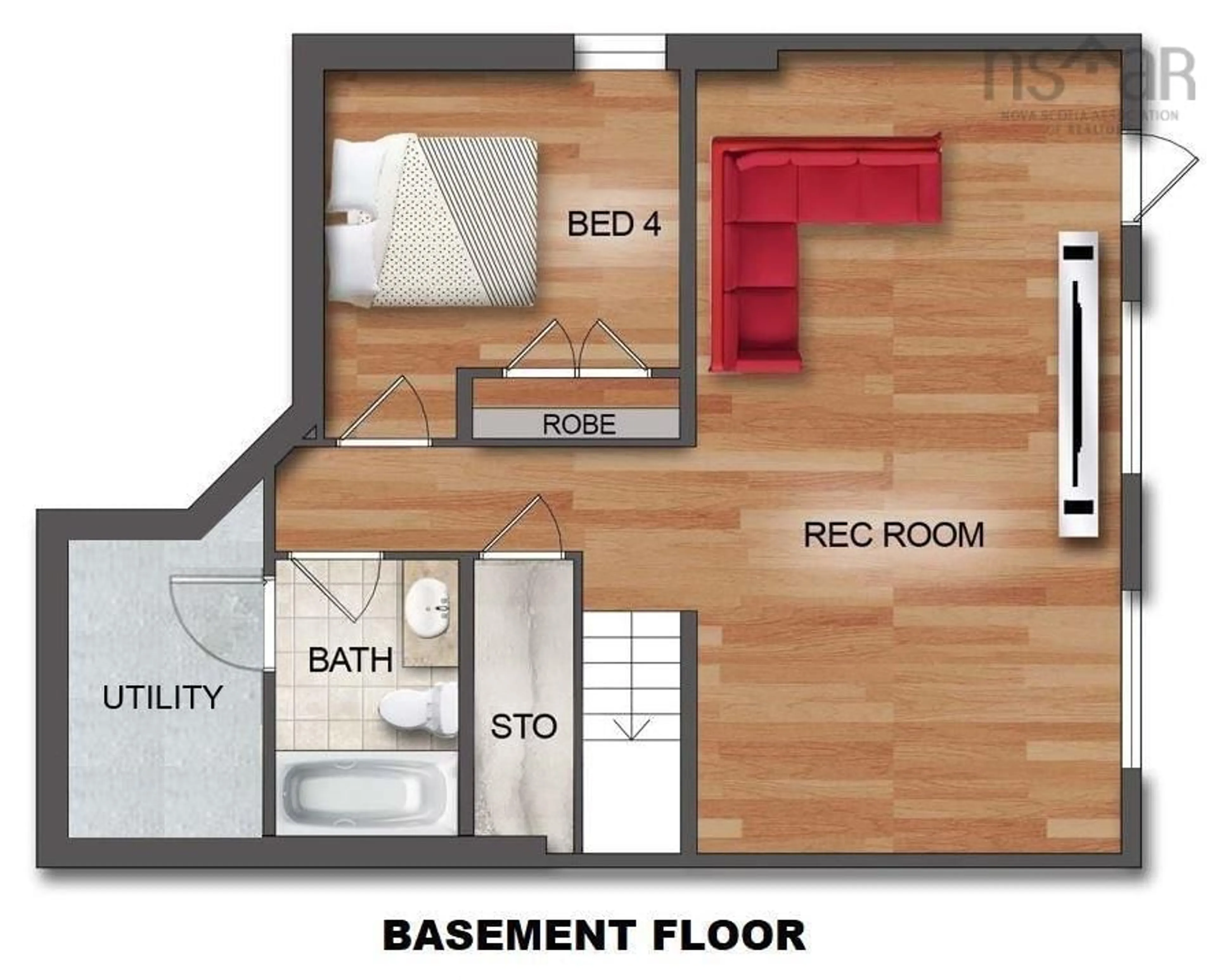 Floor plan for Peggys Cove Rd #Lot 102, French Village Nova Scotia B3Z 2V1