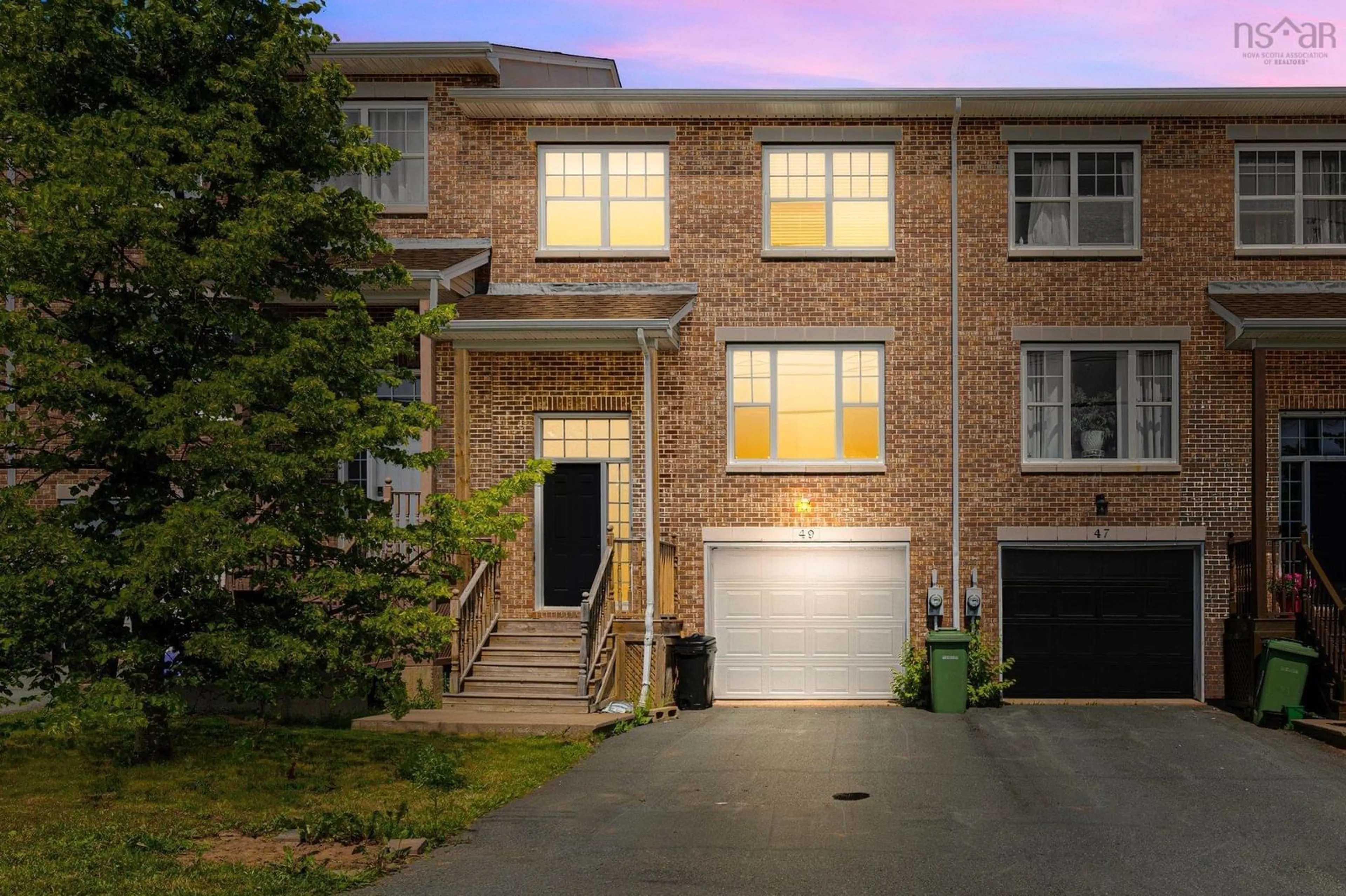 Home with brick exterior material, street for 49 Collingwood Crt, Dartmouth Nova Scotia B2W 0G4