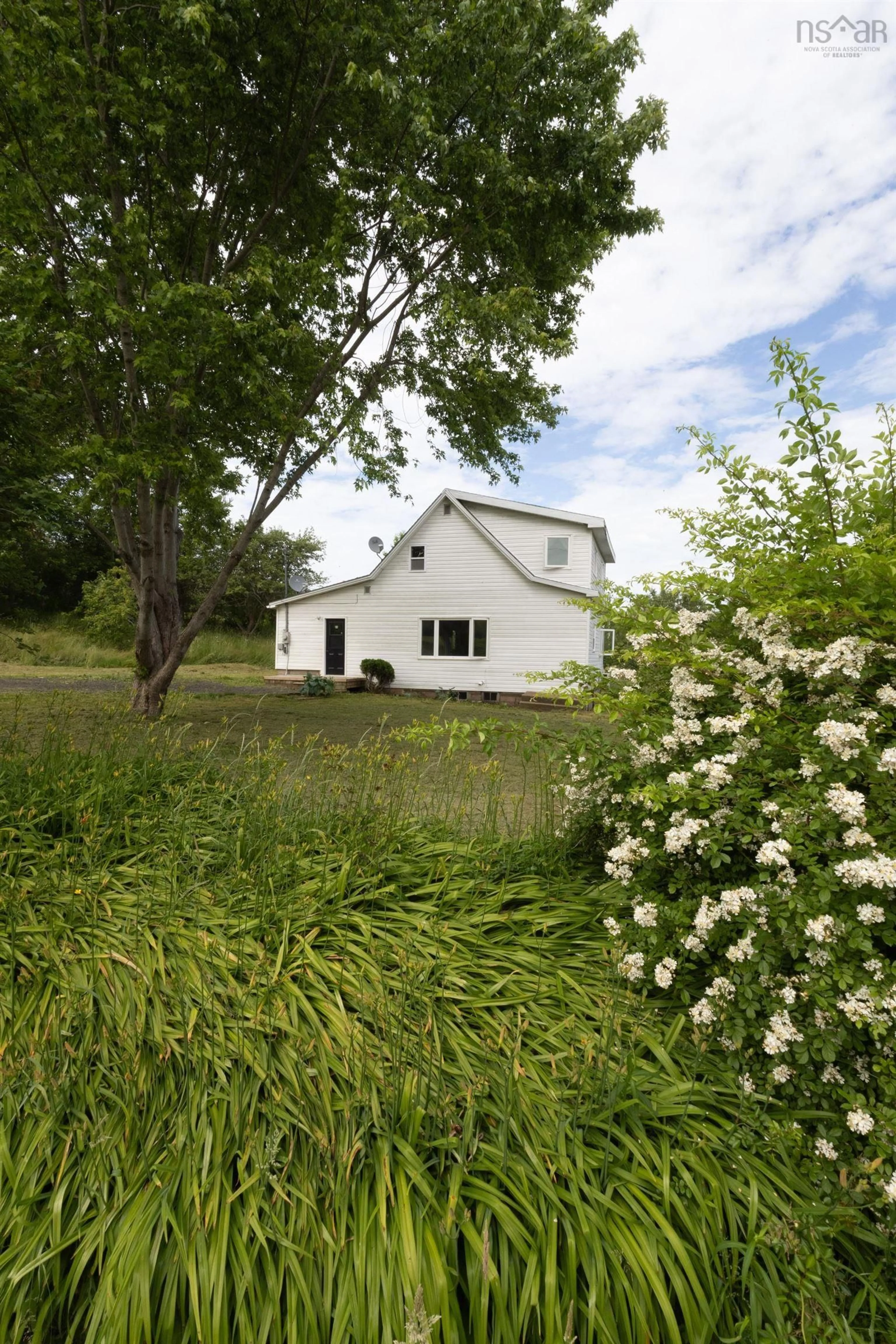 Home with vinyl exterior material, street for 30 Old School House Rd, Mount Pleasant Nova Scotia B0V 1A0