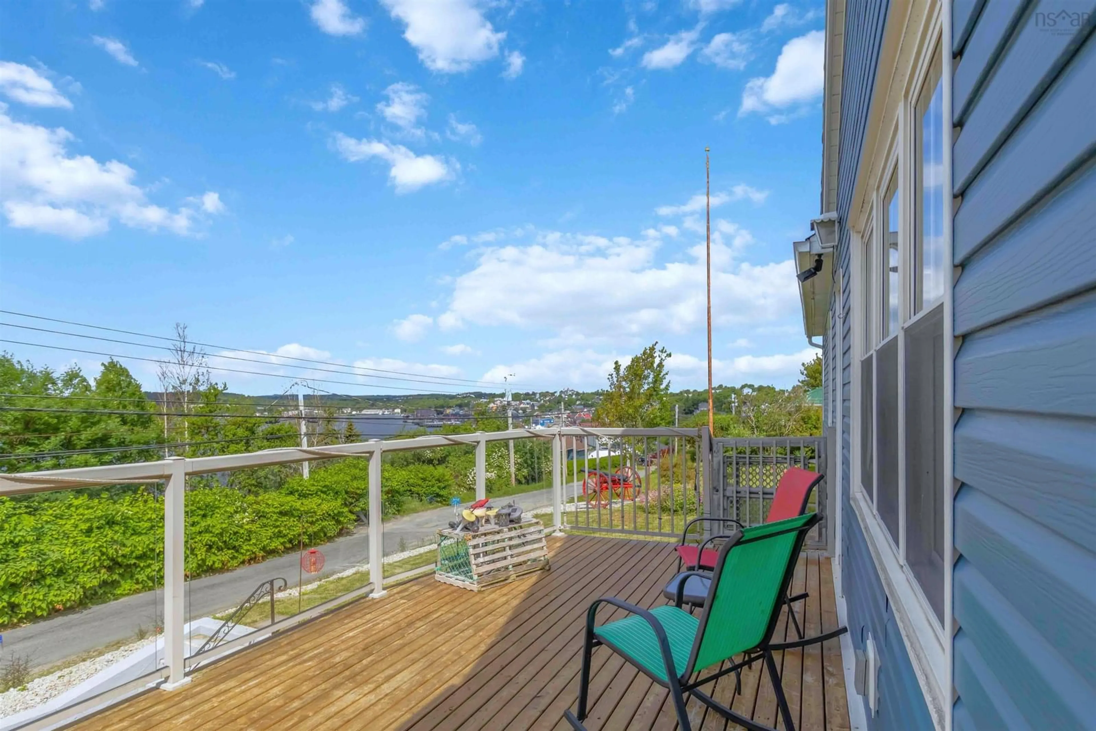 Patio, water/lake/river/ocean view for 61 Hospital Rd, Garden Lots Nova Scotia B0J 2C0