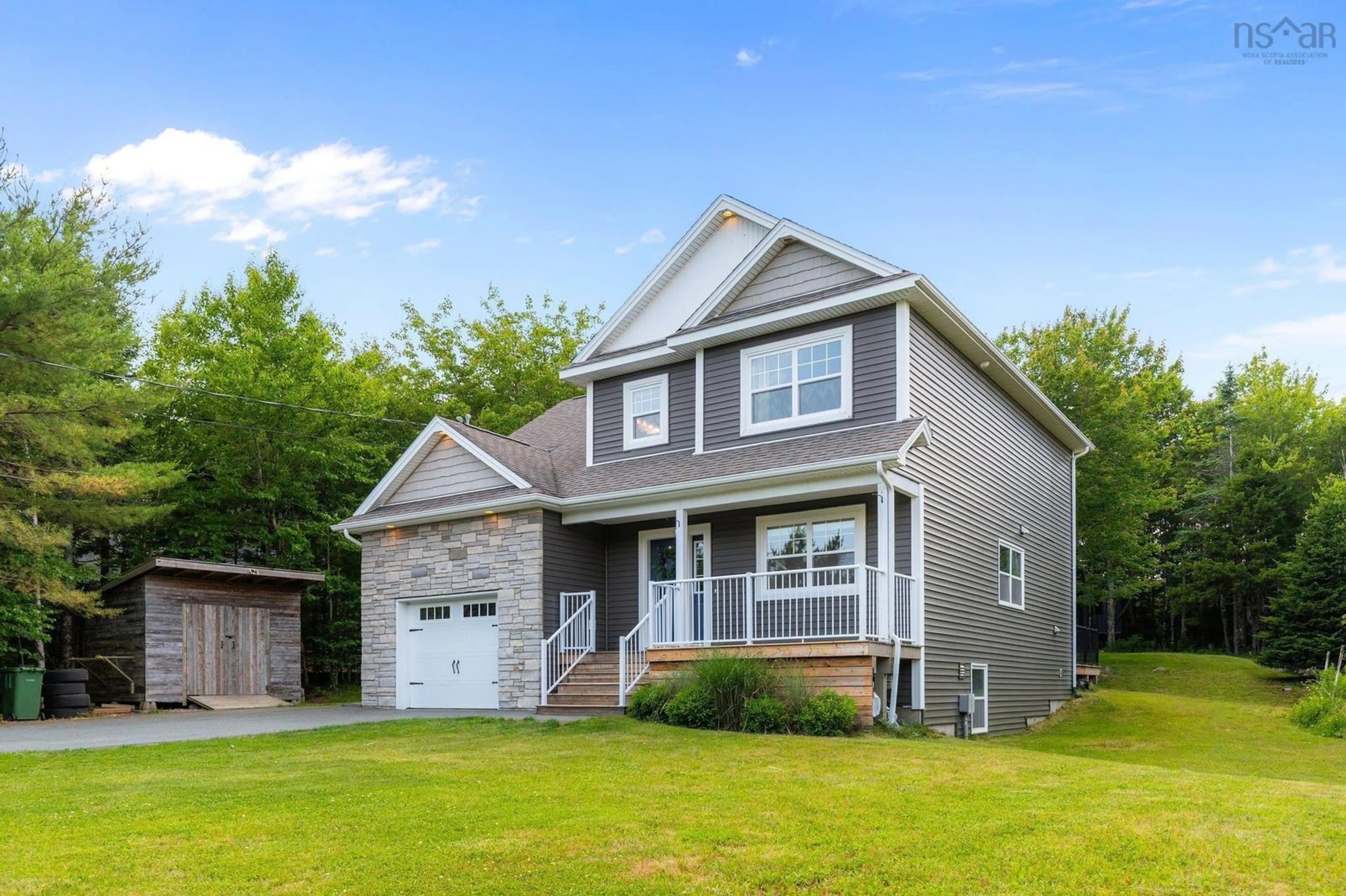 Home with vinyl exterior material, street for 1257 Westwood Blvd, Upper Tantallon Nova Scotia B3Z 0M2