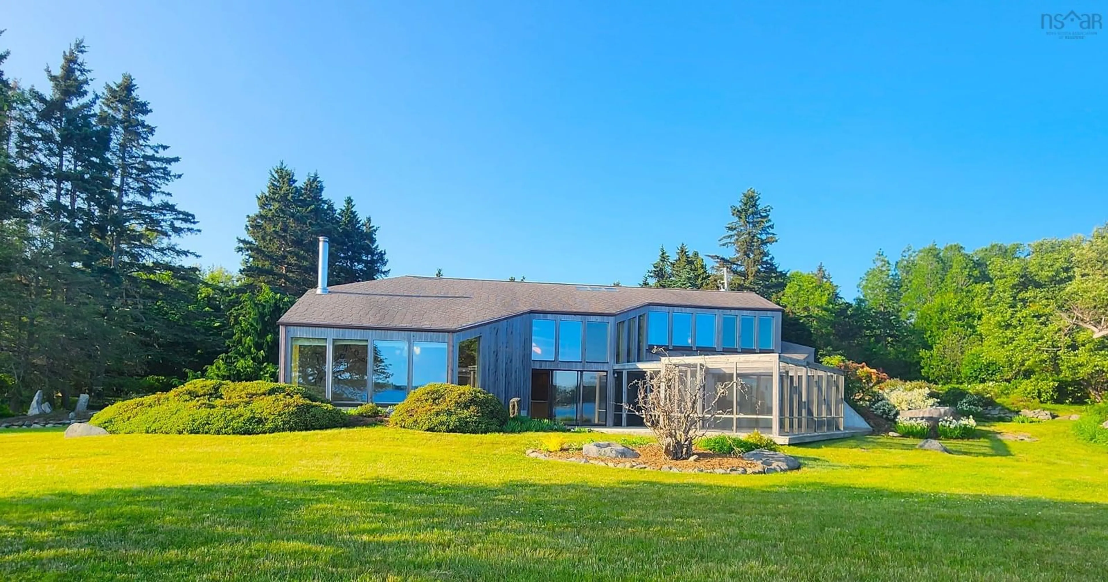 A pic from outside/outdoor area/front of a property/back of a property/a pic from drone, water/lake/river/ocean view for 19 & 42 Indian Bay Rd, Voglers Cove Nova Scotia B0J 2H0