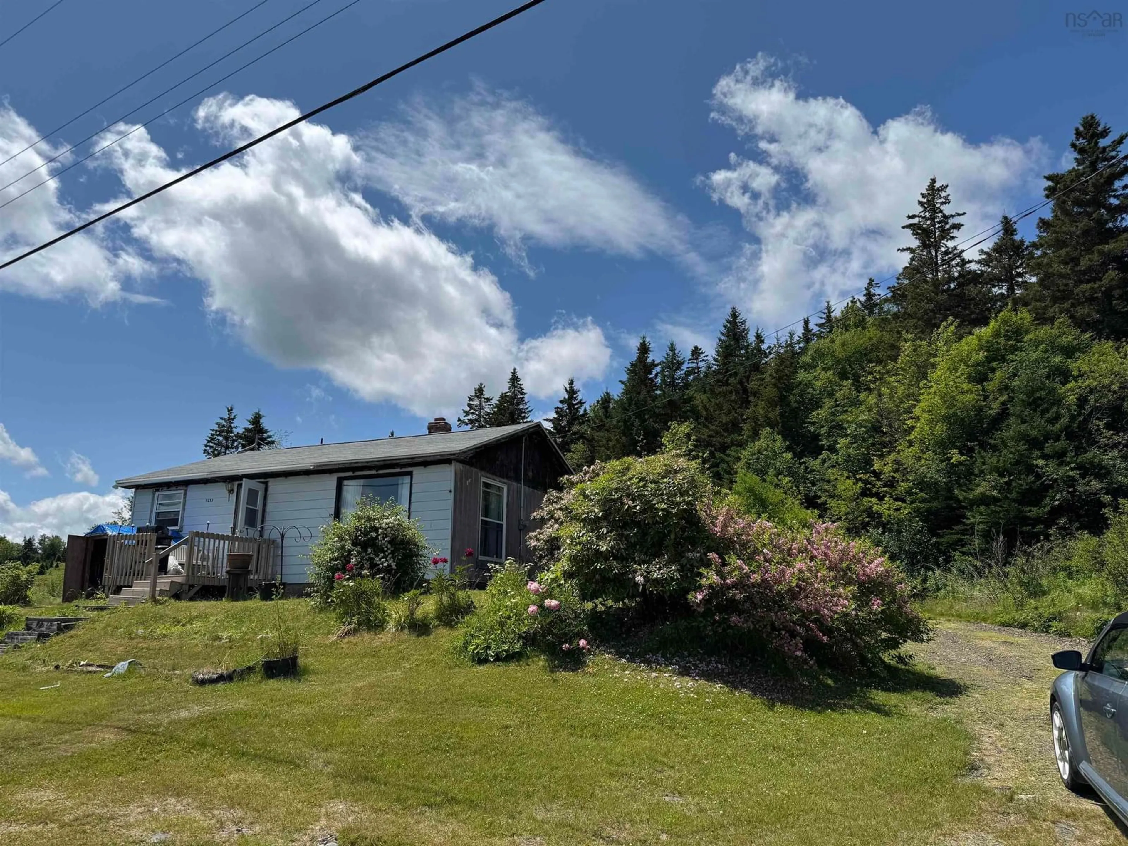 A pic from outside/outdoor area/front of a property/back of a property/a pic from drone, mountain view for 9273 Highway 16 Hwy, Cooks Cove Nova Scotia B0H 1N0