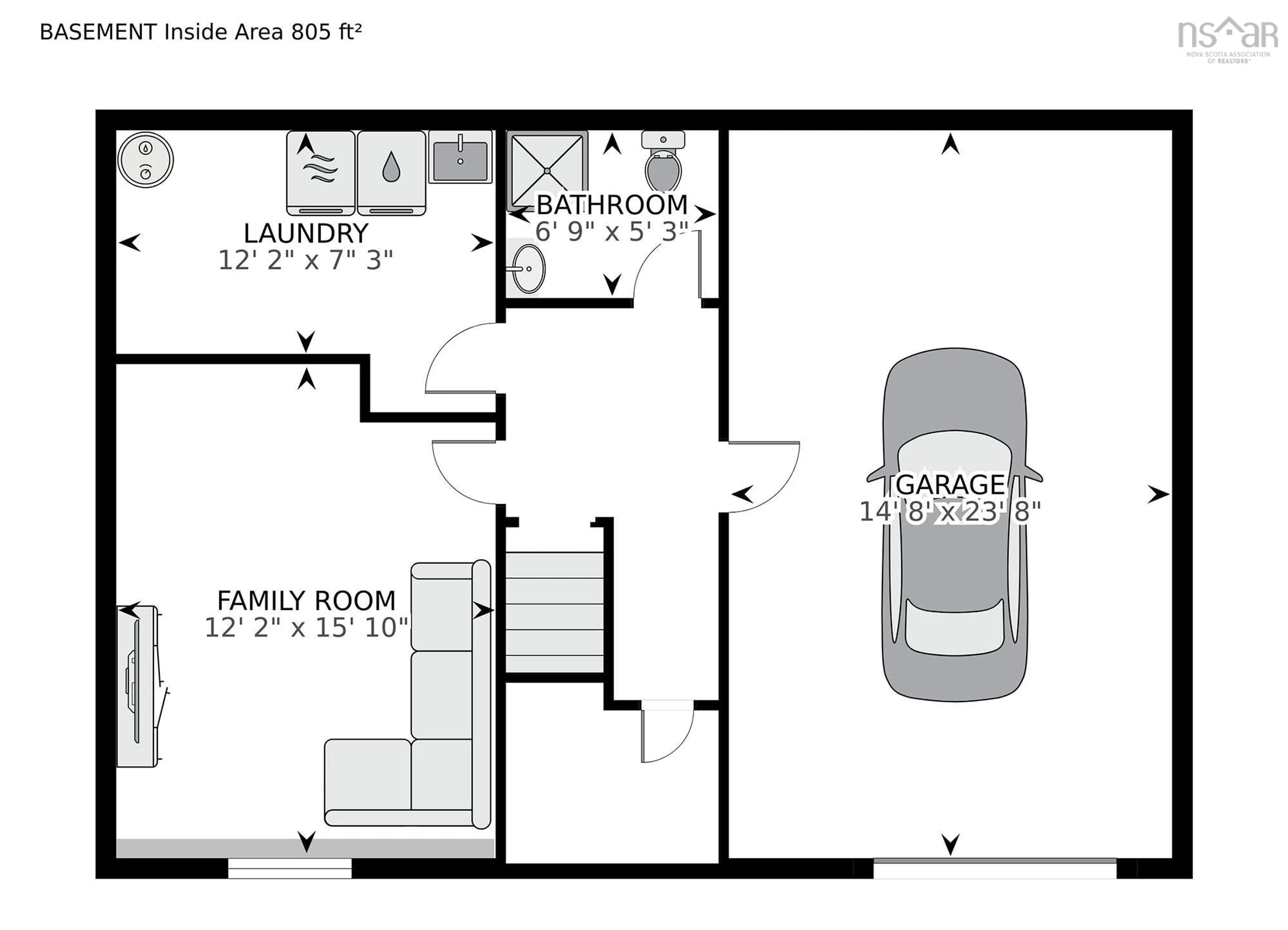 Floor plan for 277 Beaver Bank Cross Rd, Middle Sackville Nova Scotia B4E 2E7