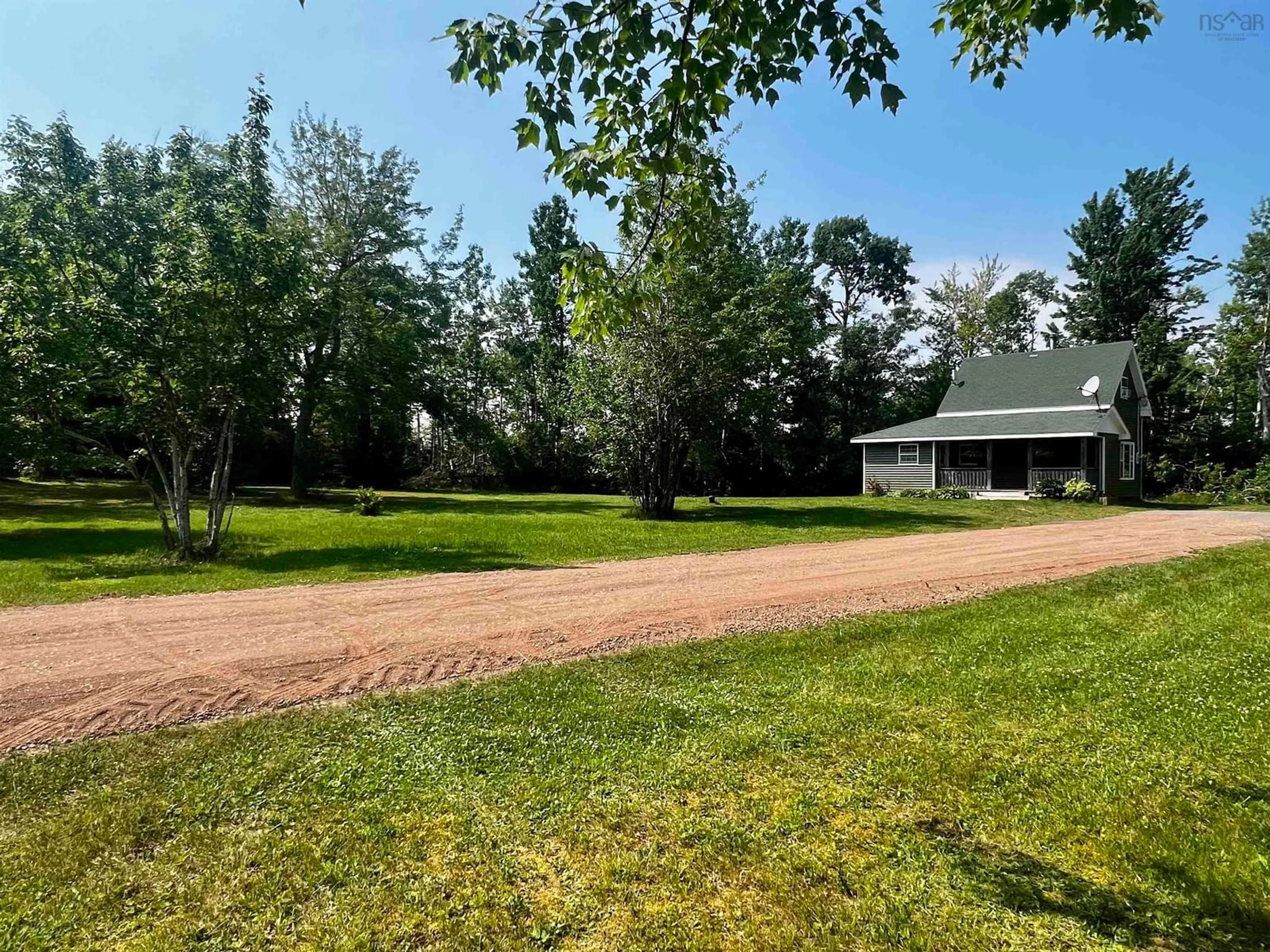 A pic from outside/outdoor area/front of a property/back of a property/a pic from drone, forest/trees view for 2307 Scotsburn Rd, Plainfield Nova Scotia B0K 1R0