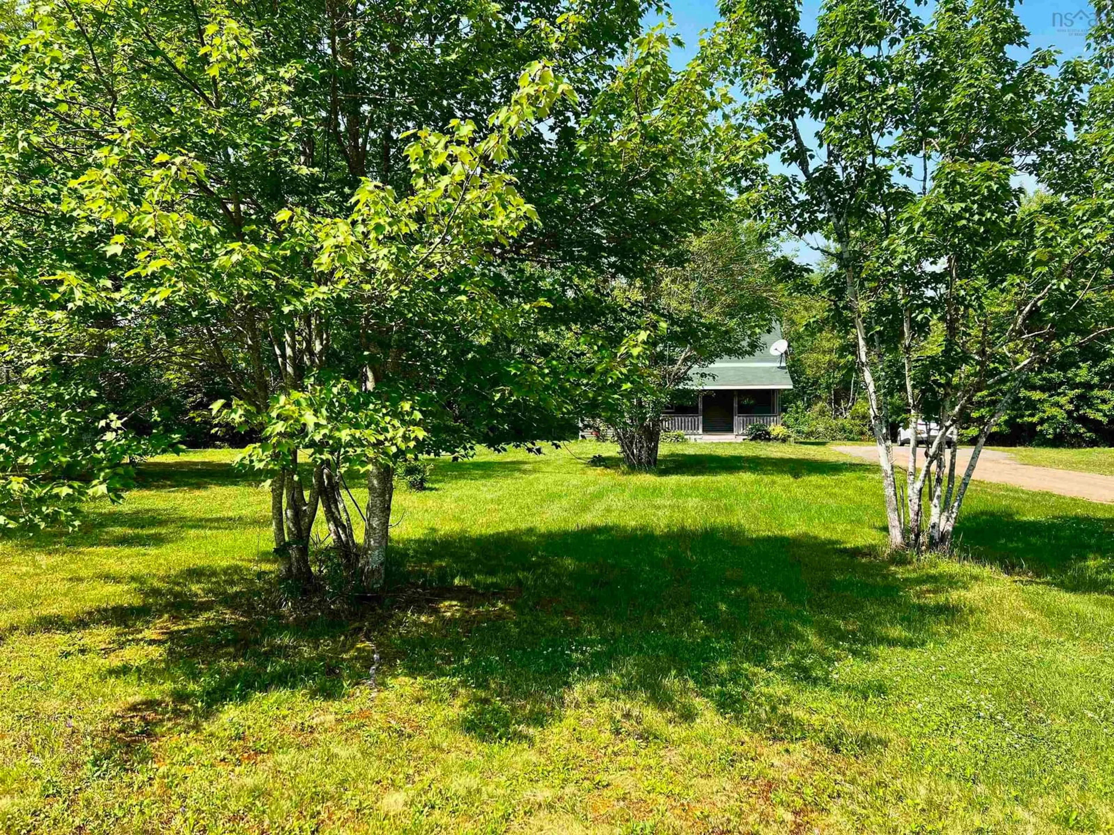 A pic from outside/outdoor area/front of a property/back of a property/a pic from drone, forest/trees view for 2307 Scotsburn Rd, Plainfield Nova Scotia B0K 1R0