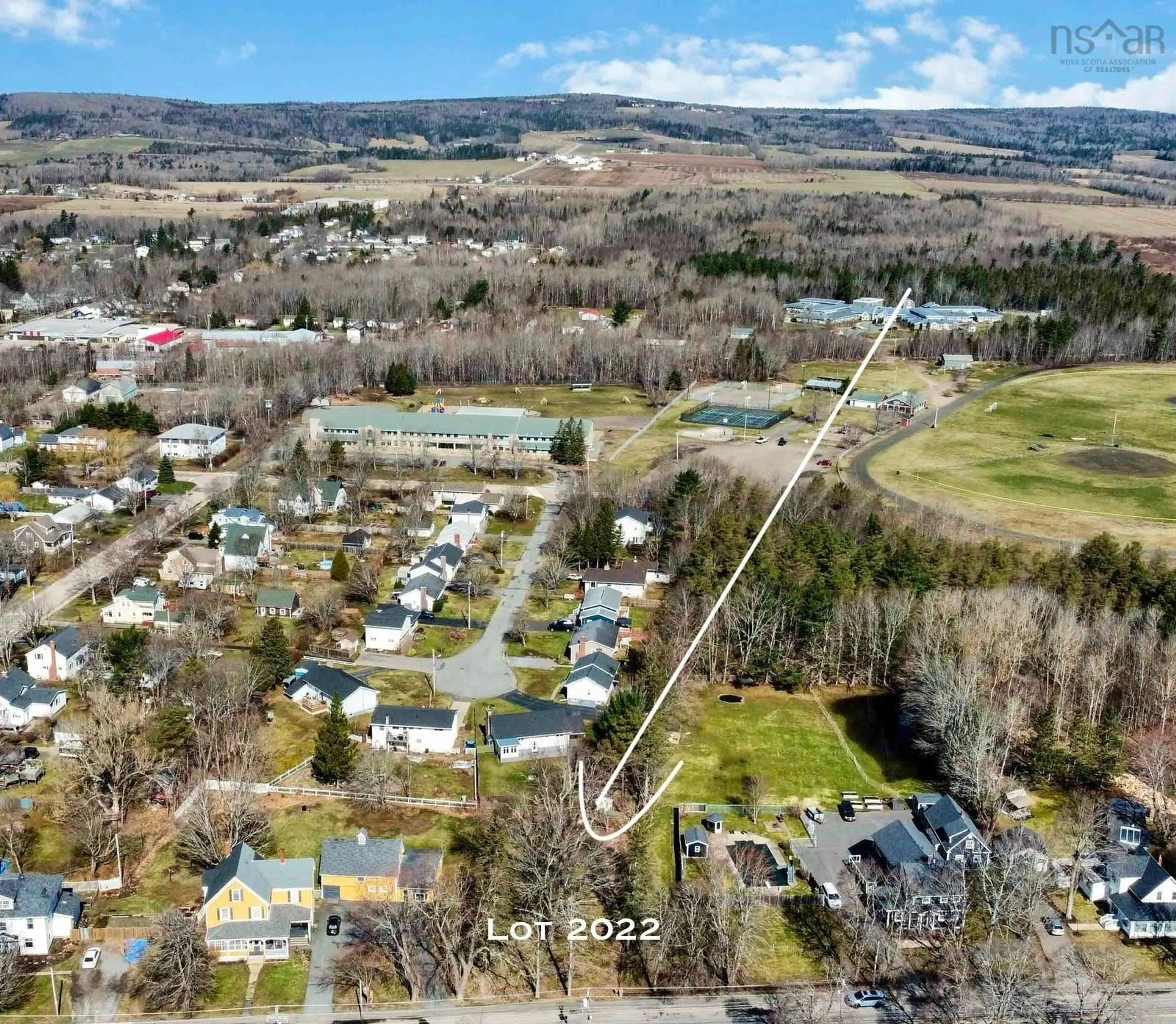 A pic from outside/outdoor area/front of a property/back of a property/a pic from drone, mountain view for Main St #Lot 2022, Middleton Nova Scotia B0S 1P0
