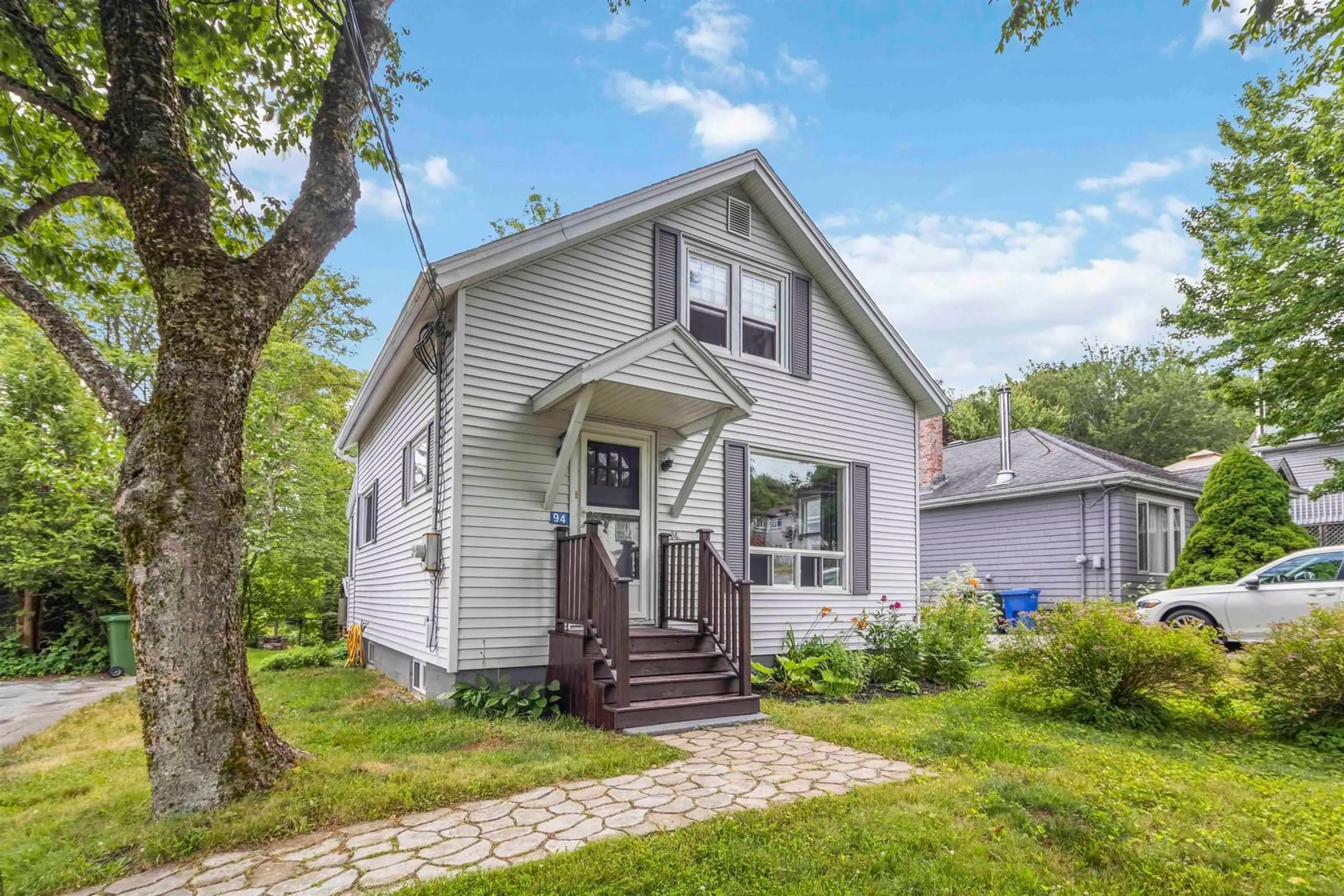 Home with vinyl exterior material, street for 94 Melody Dr, Halifax Nova Scotia B3M 1P7