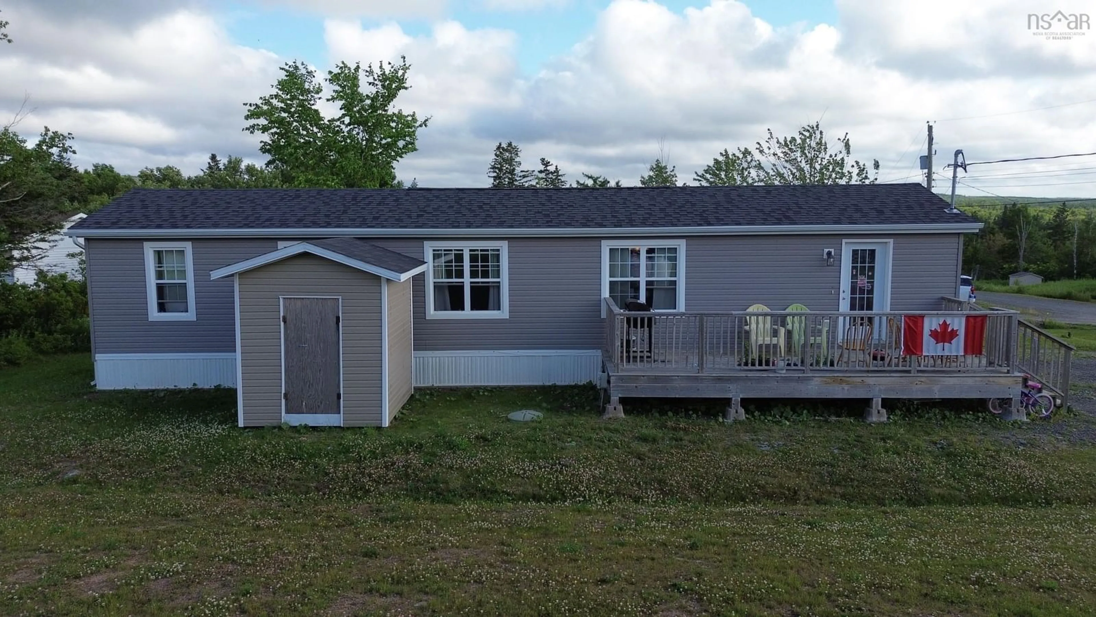 Home with vinyl exterior material, unknown for 15 Brynlees Lane, Mabou Nova Scotia B0E 1X0