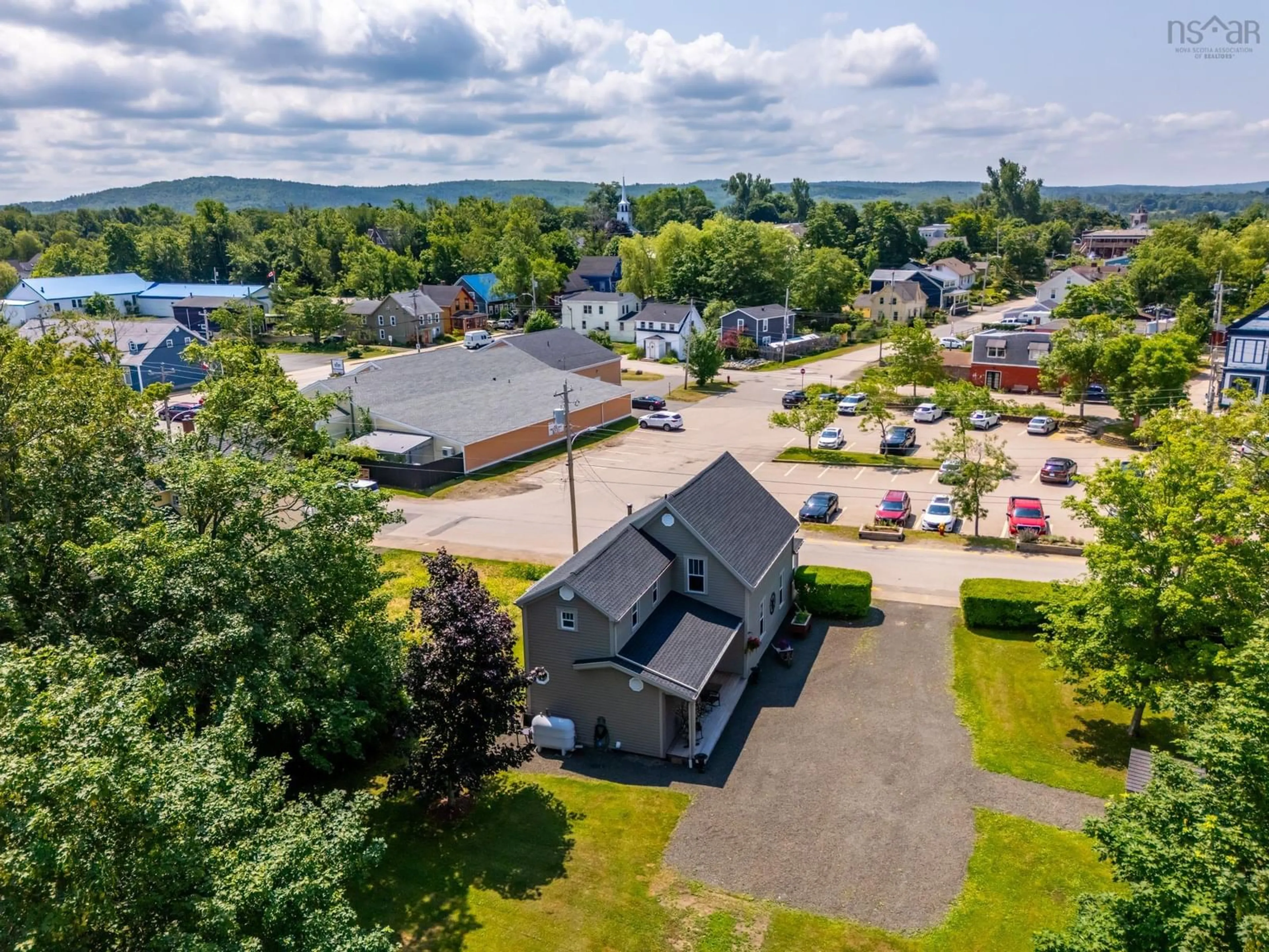 A pic from outside/outdoor area/front of a property/back of a property/a pic from drone, mountain view for 36 Drury Lane, Annapolis Royal Nova Scotia B0S 1A0