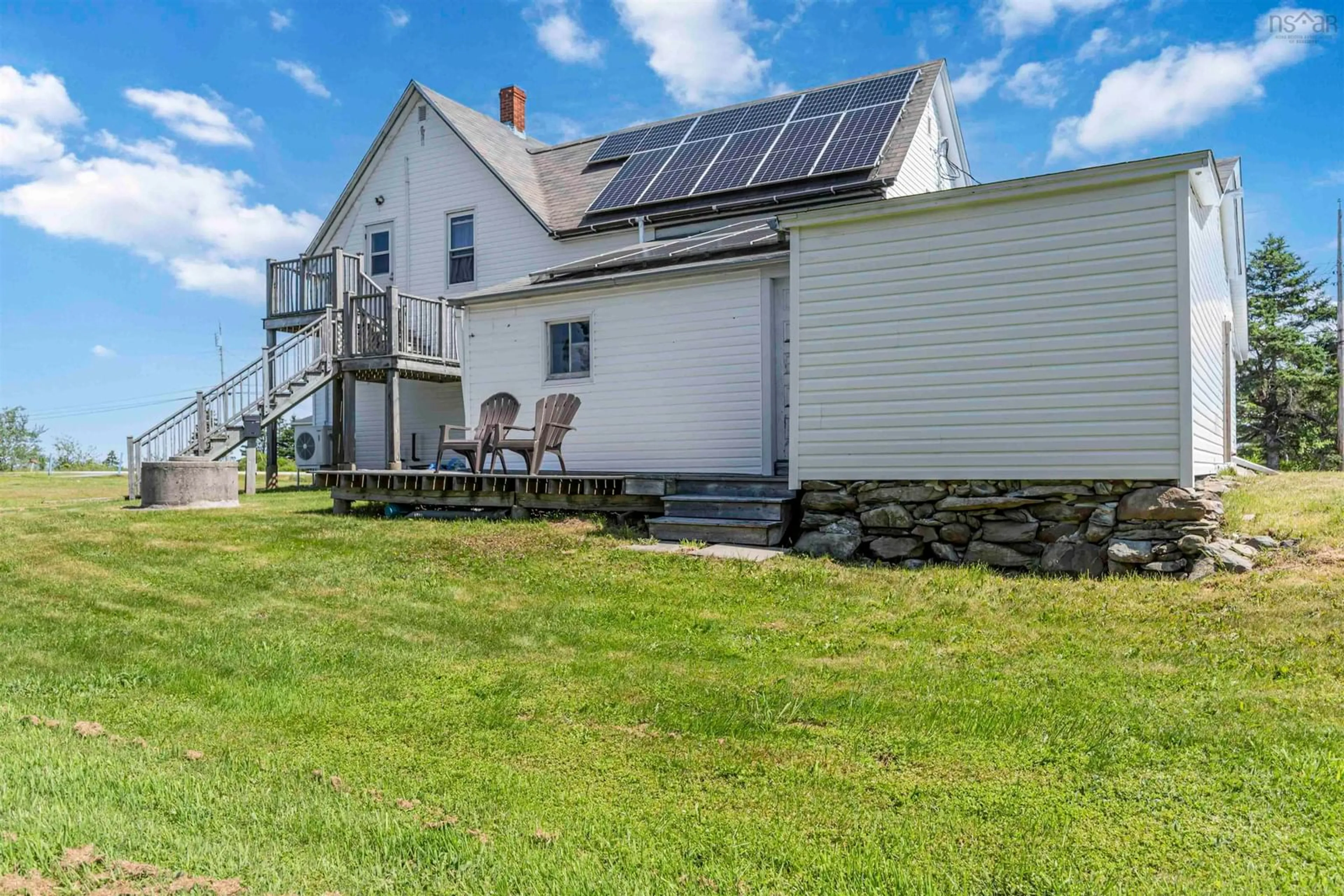 A pic from outside/outdoor area/front of a property/back of a property/a pic from drone, building for 500 Eustace Comeau Rd, Saulnierville Nova Scotia B0W 2Z0
