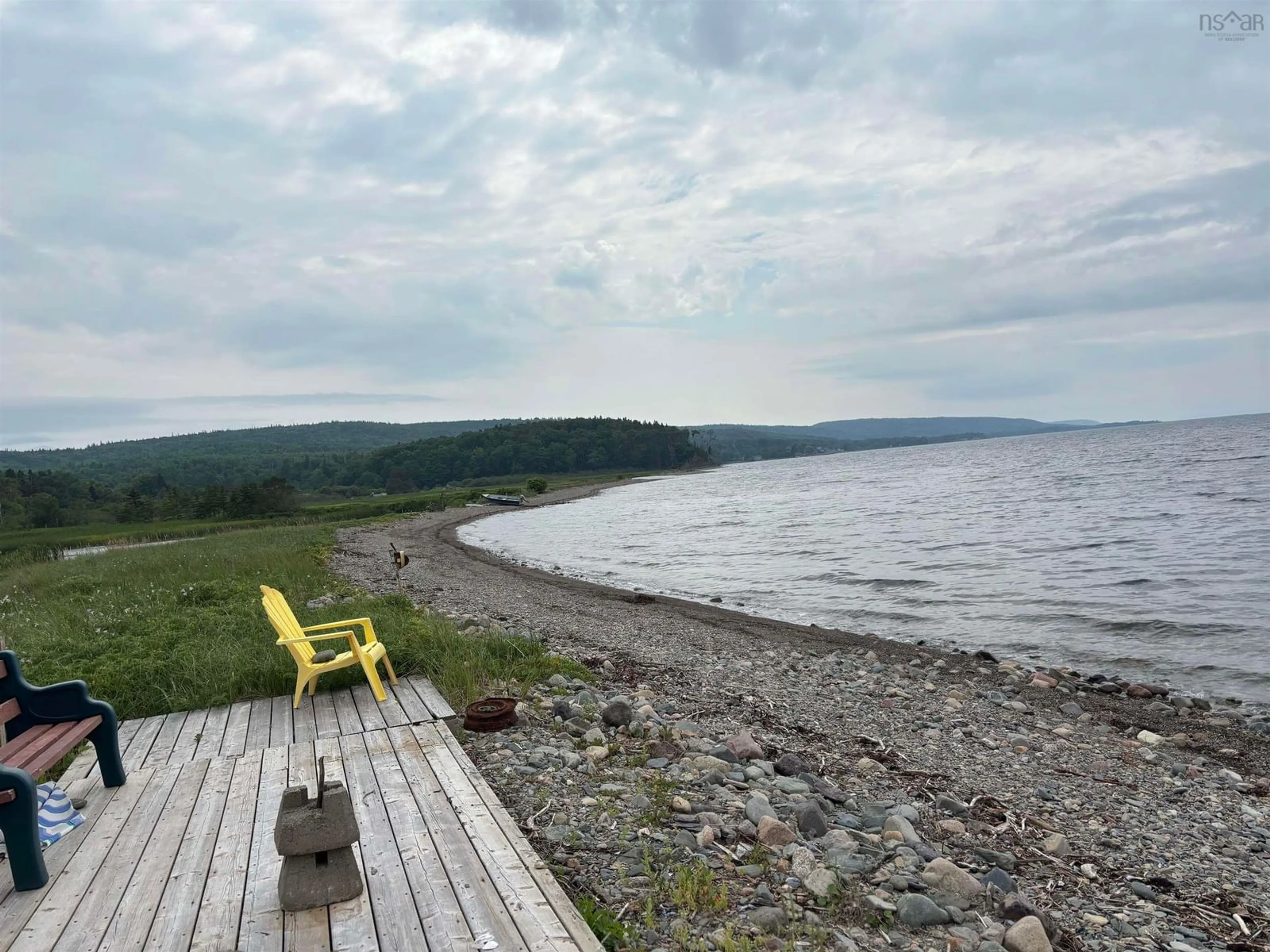 Patio, water/lake/river/ocean view for 7062 East Bay Highway, Big Pond Nova Scotia B1J 1T1