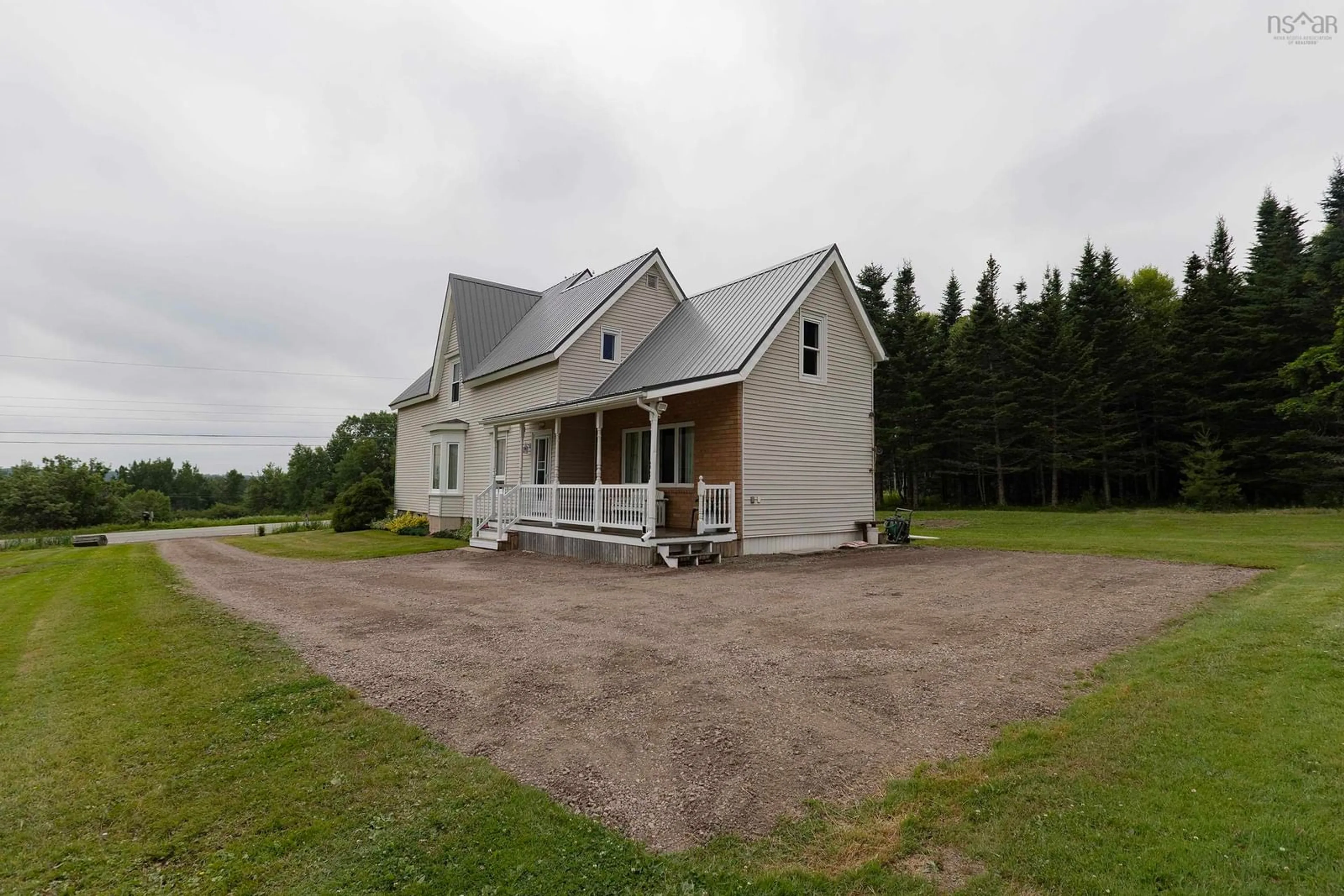 A pic from outside/outdoor area/front of a property/back of a property/a pic from drone, building for 4539 Highway 242, Maccan Nova Scotia B0L 1B0