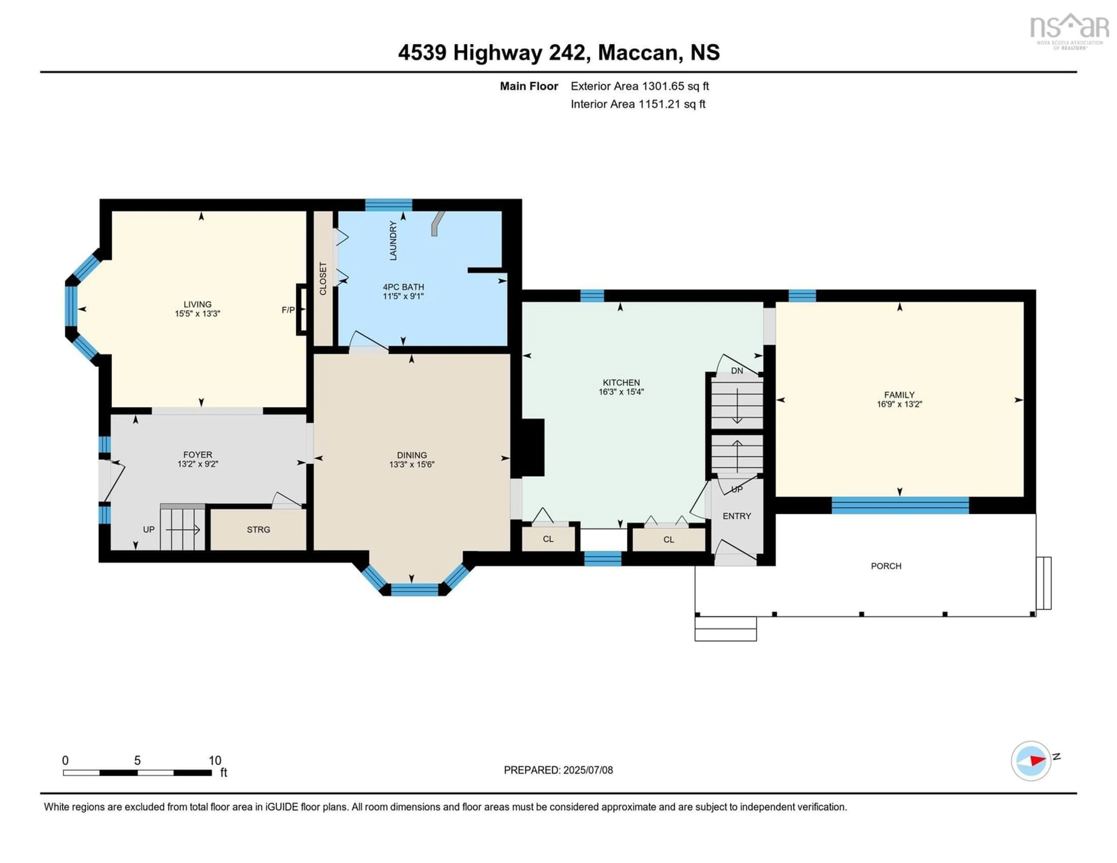 Floor plan for 4539 Highway 242, Maccan Nova Scotia B0L 1B0