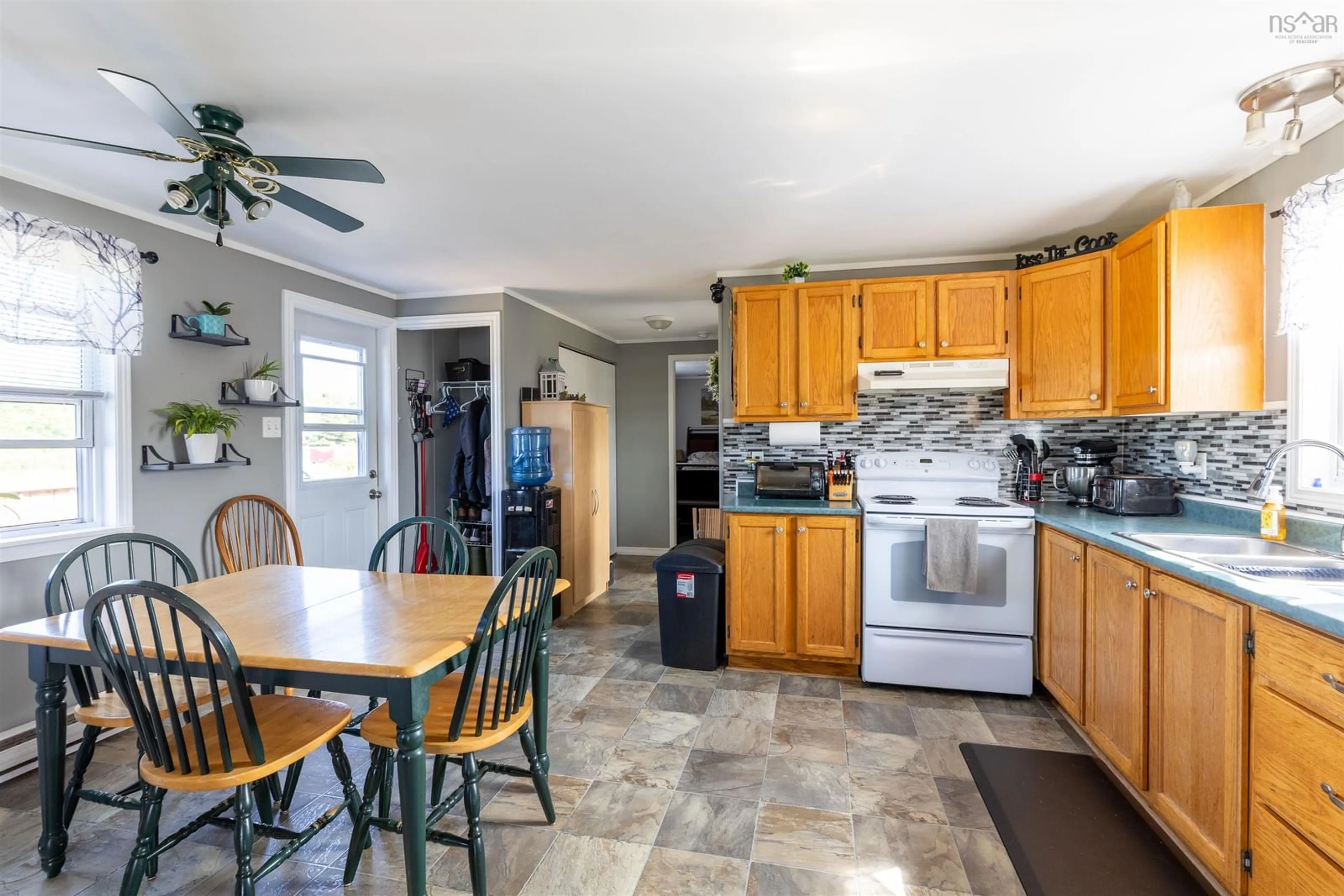 Open concept kitchen, ceramic/tile floor for 93 William Allen Rd, Melbourne Nova Scotia B0W 1B0