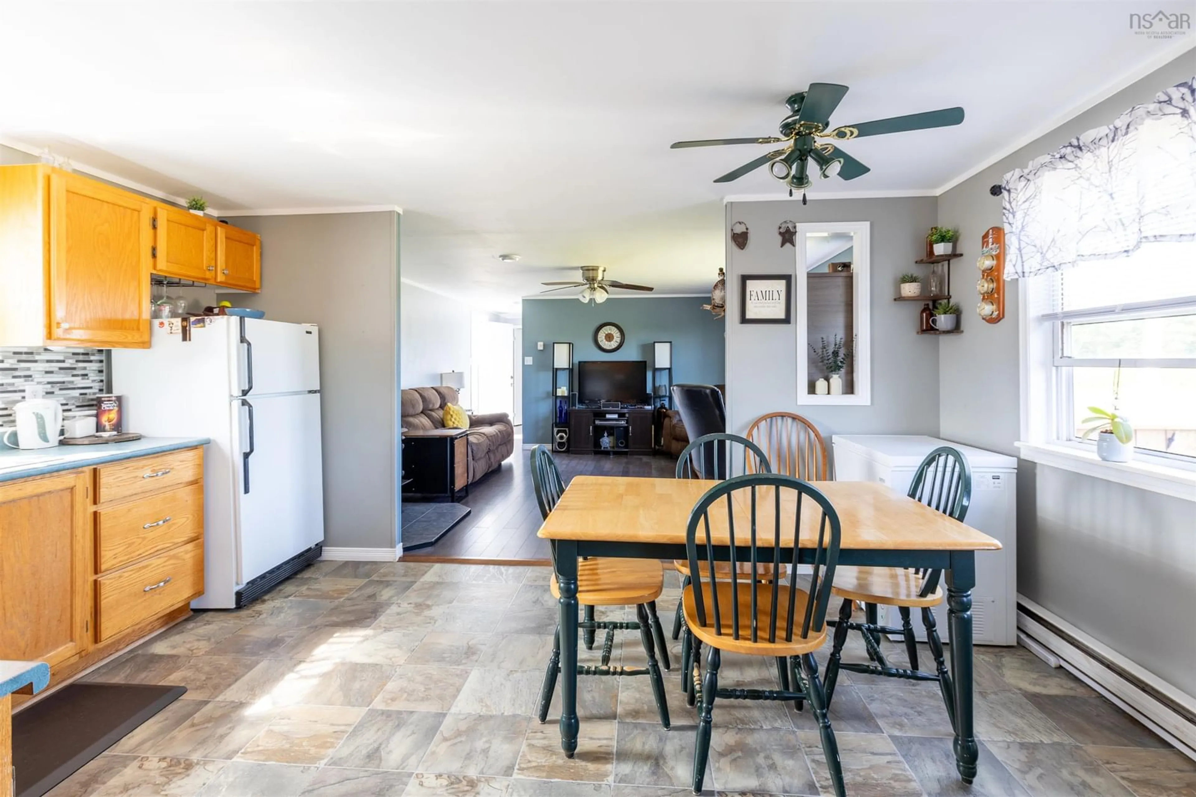 Open concept kitchen, ceramic/tile floor for 93 William Allen Rd, Melbourne Nova Scotia B0W 1B0