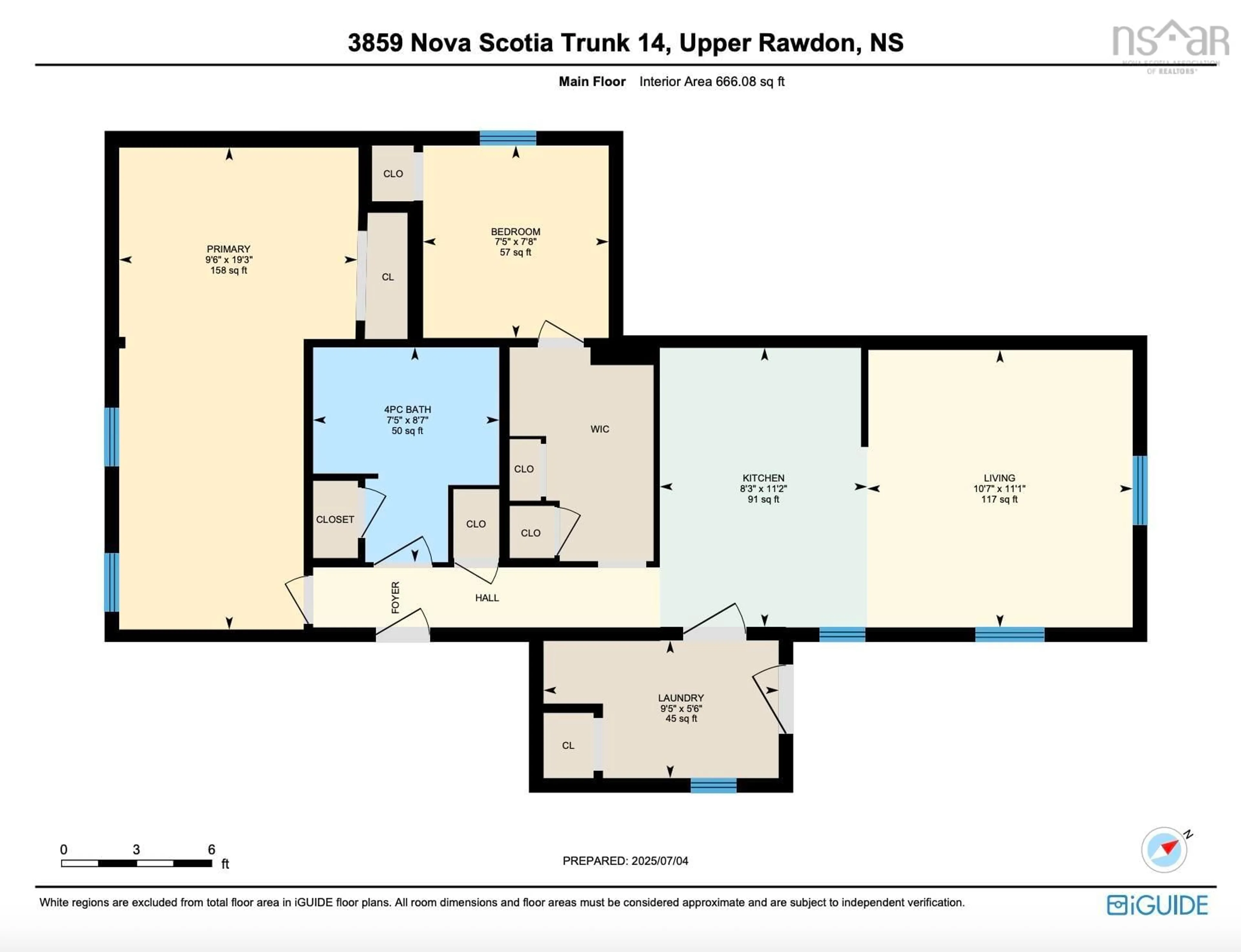 Floor plan for 3859 Highway 14, Upper Rawdon Nova Scotia B0N 2N0