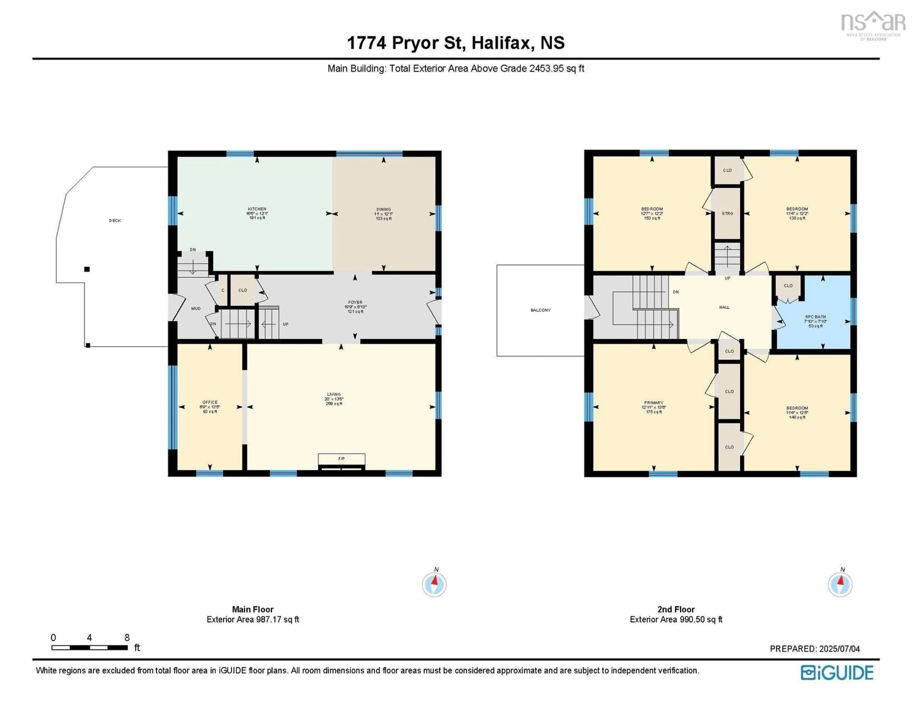 Floor plan for 1774 Pryor St, Halifax Nova Scotia B3H 4G8