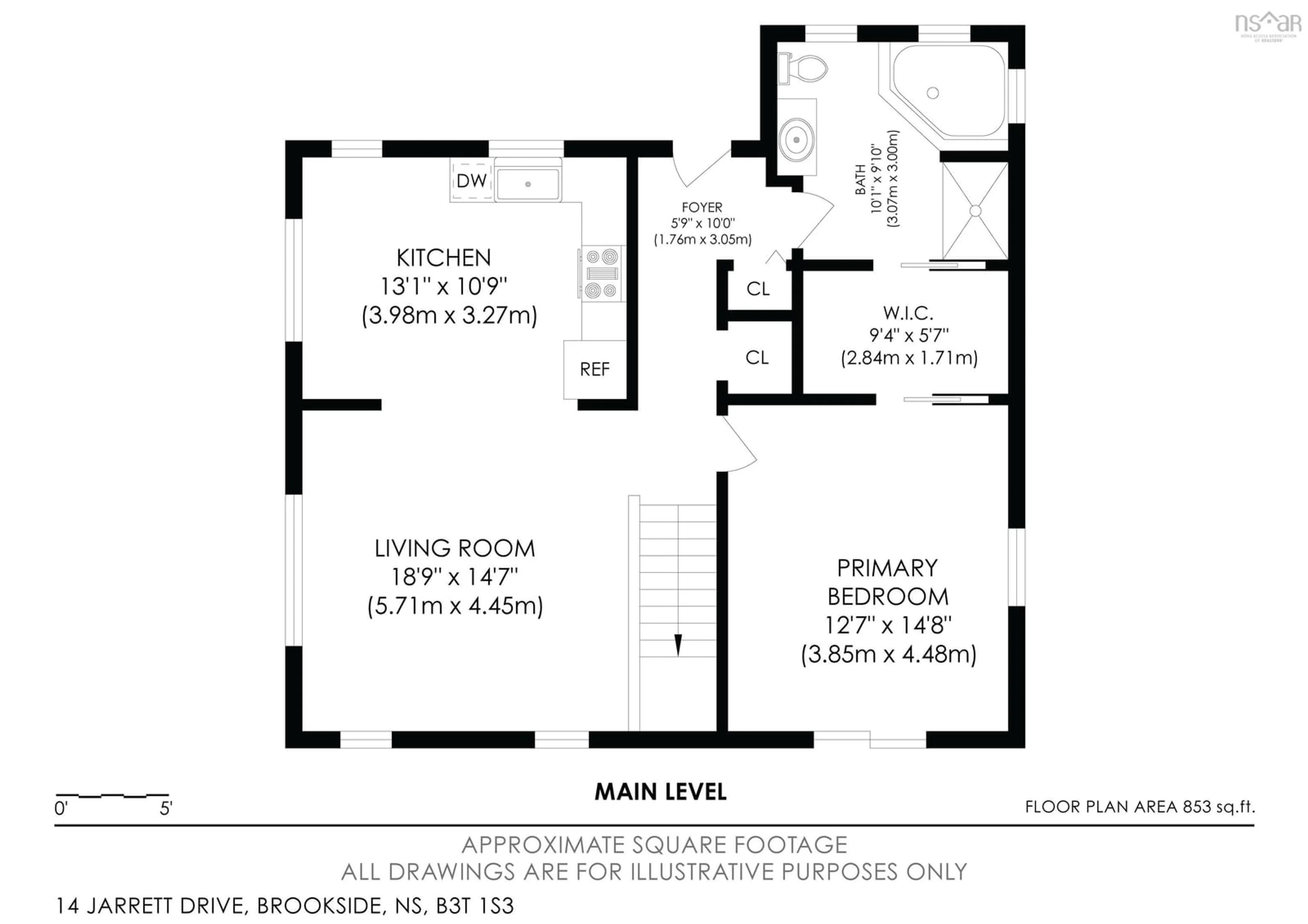 Floor plan for 14 Jarrett Dr, Brookside Nova Scotia B3T 1S3