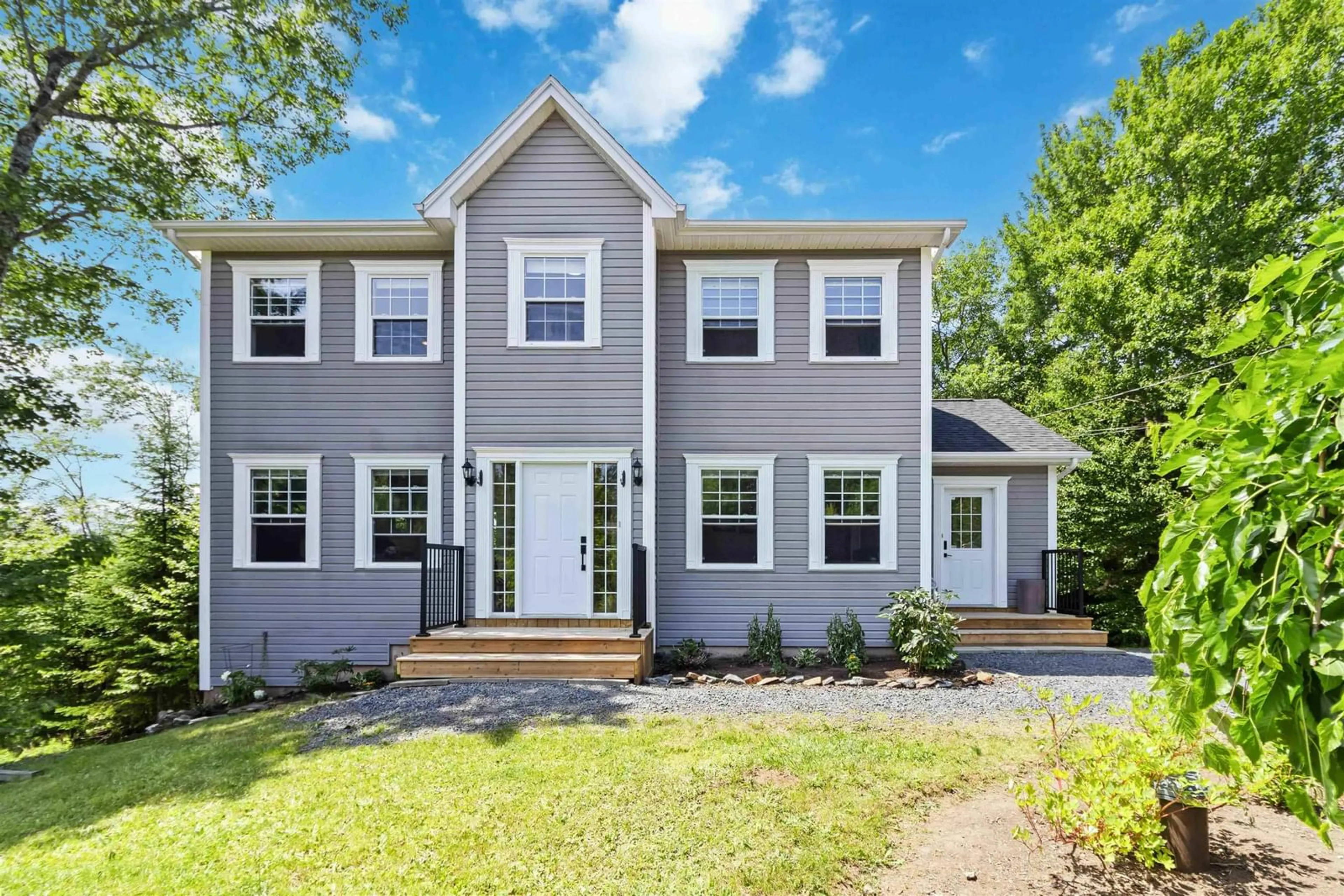 Home with vinyl exterior material, street for 18 Gleneagles Dr, Hammonds Plains Nova Scotia B4B 1V8
