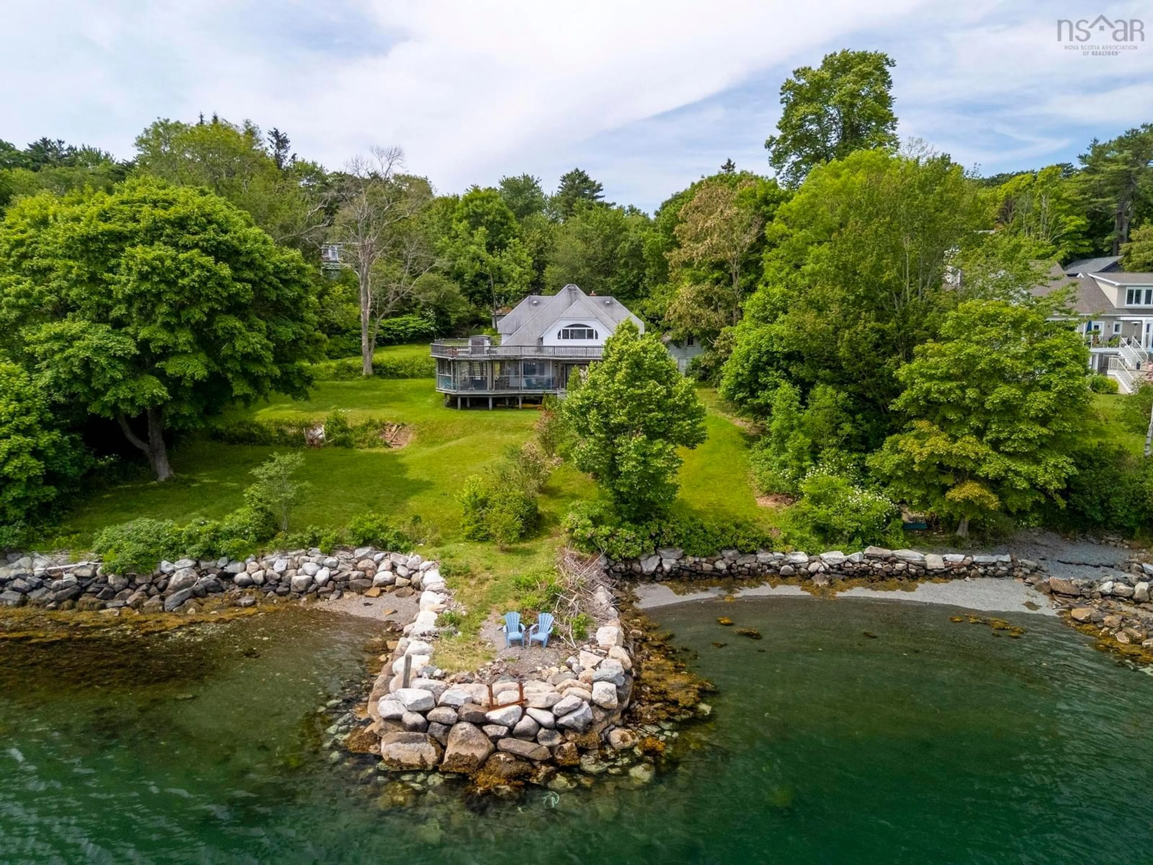 A pic from outside/outdoor area/front of a property/back of a property/a pic from drone, water/lake/river/ocean view for 13 Mcmanus Rd, Halifax Nova Scotia B3P 1R1