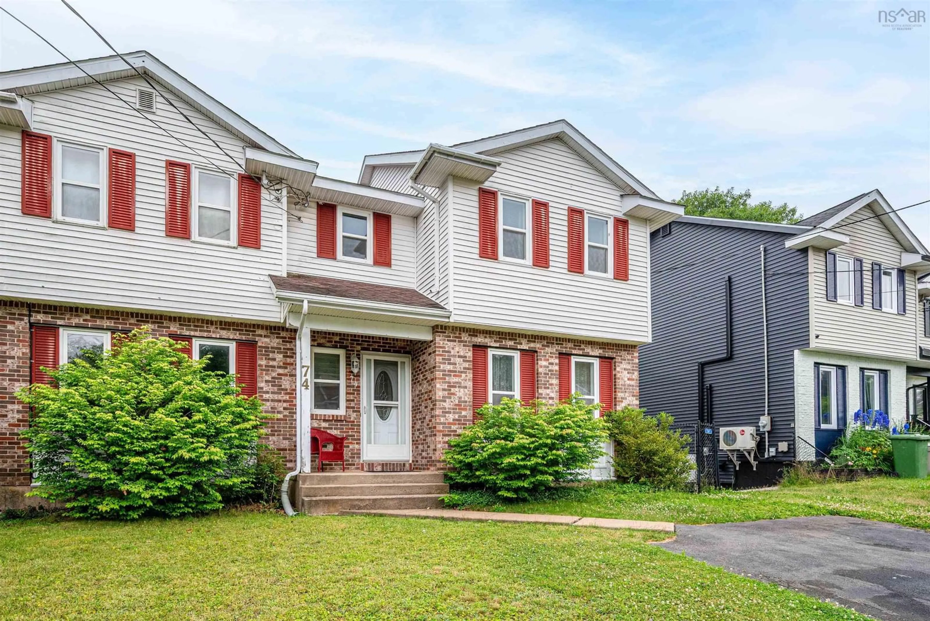 Home with brick exterior material, street for 74 Bruce Dr, Lower Sackville Nova Scotia B4C 3T8
